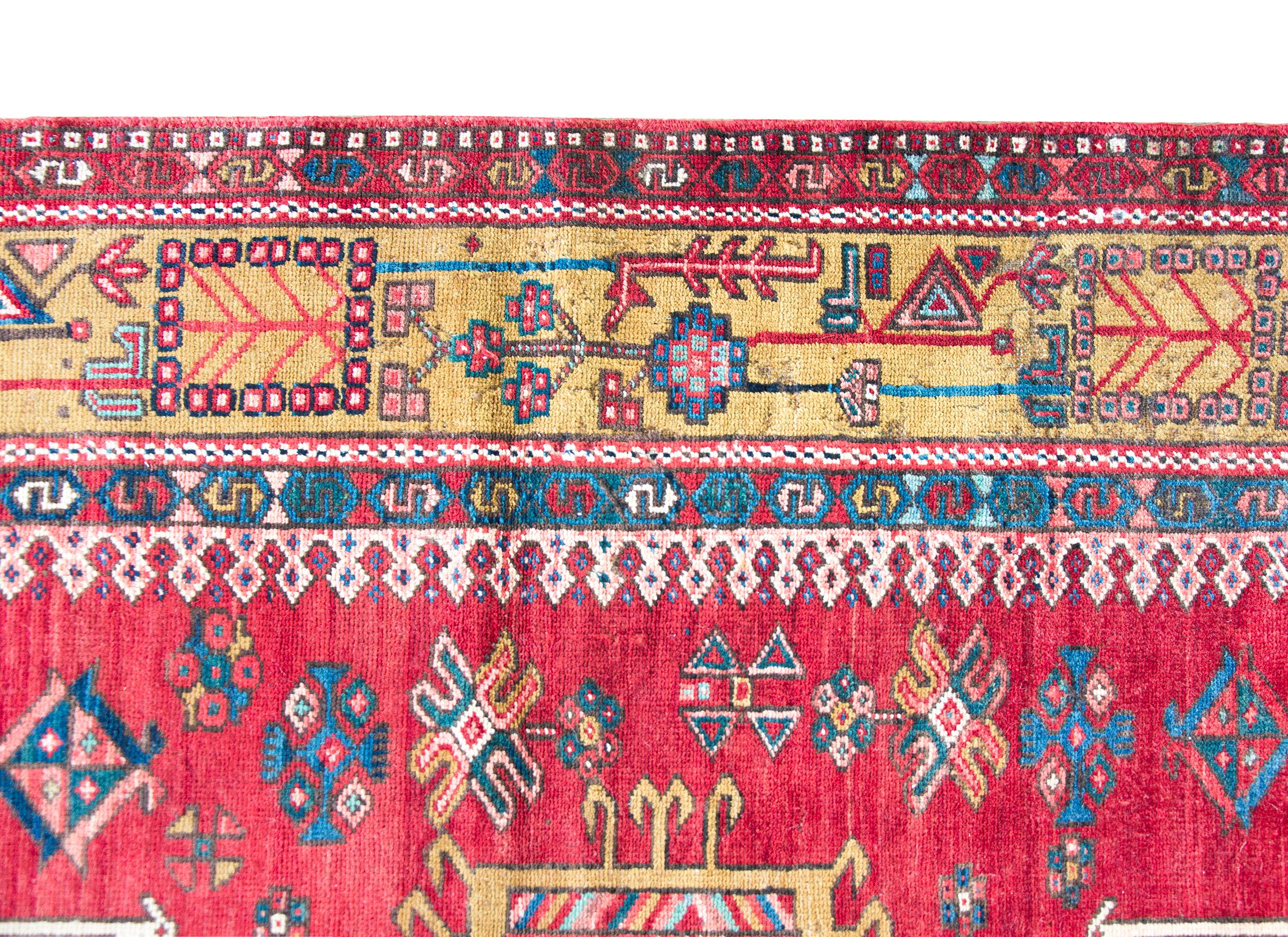 Karaja-Teppich, frühes 20. Jahrhundert (Wolle) im Angebot