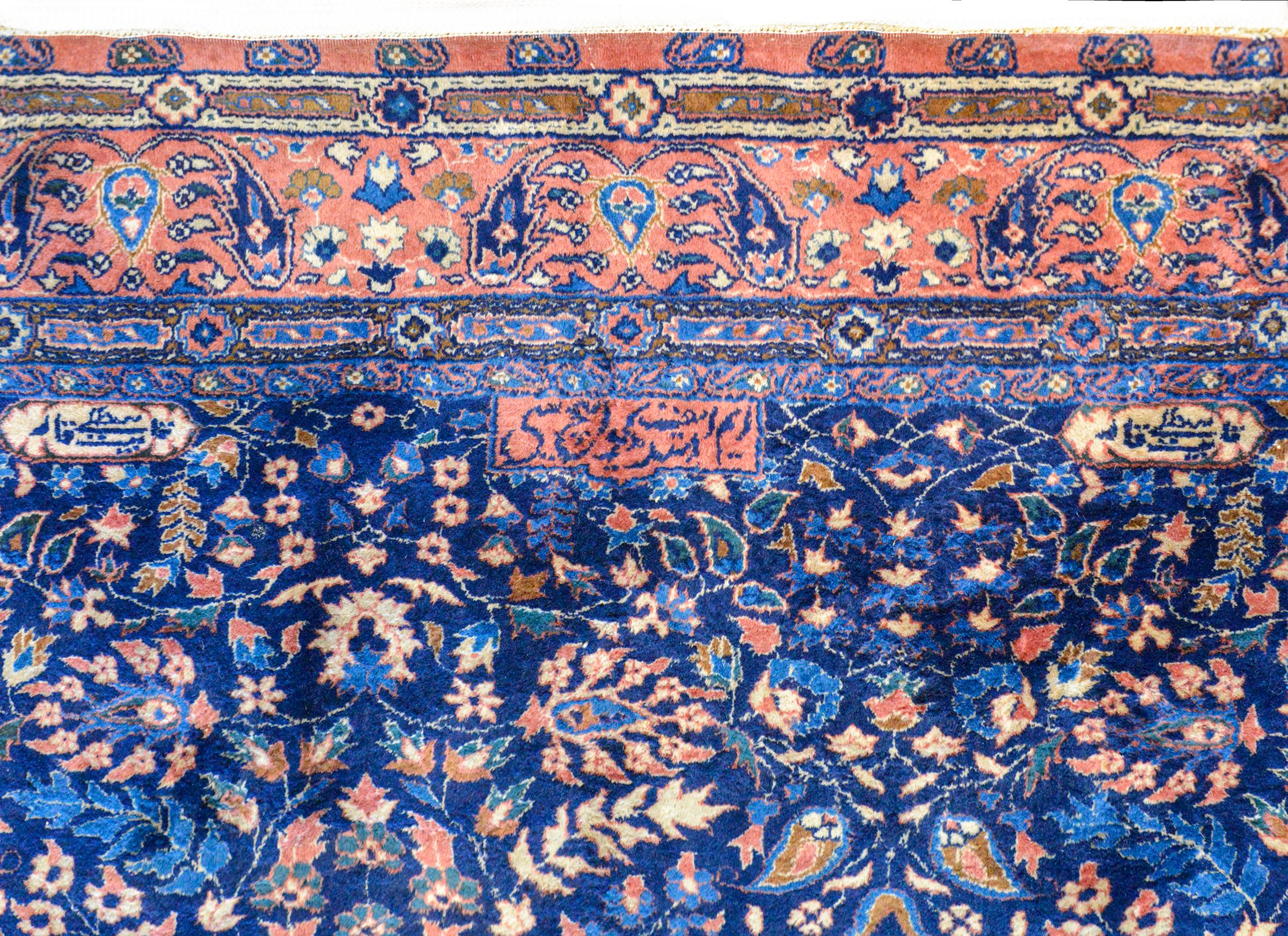 Hand-Knotted Early 20th Century Larastan Rug