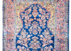Early 20th Century Kashan Prayer Rug