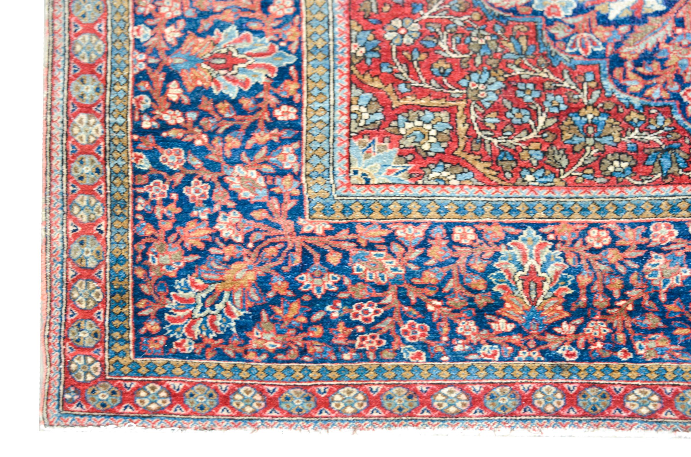 Kashan-Teppich des frühen 20. Jahrhunderts im Angebot 3