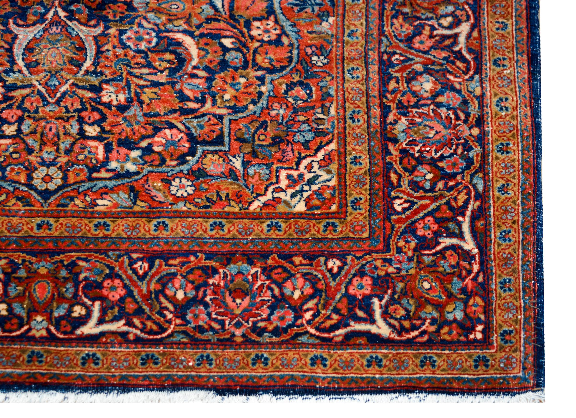 Early 20th Century Kashan Rug For Sale 4
