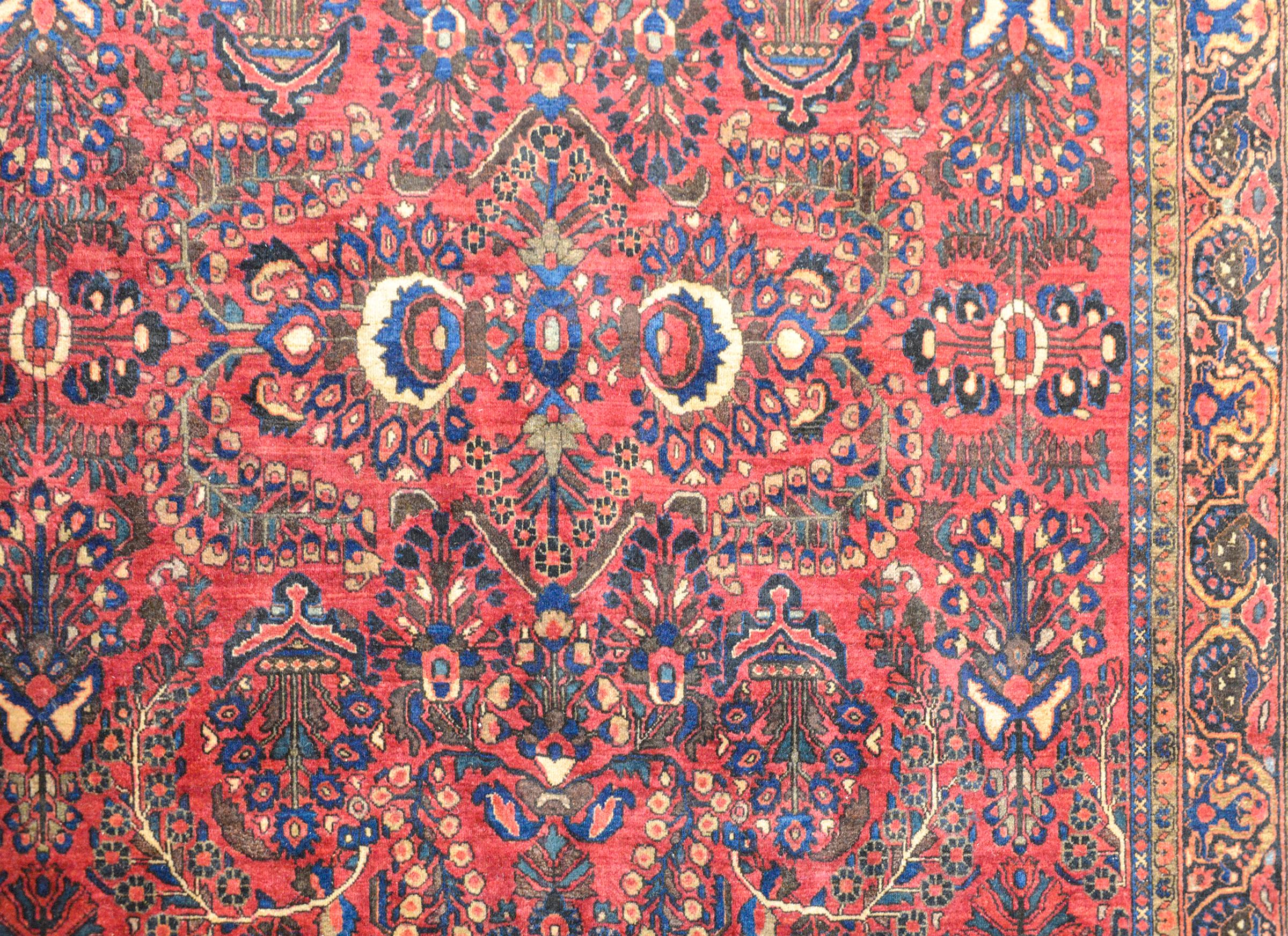 Persiano Tappeto Kashan dei primi del Novecento in vendita