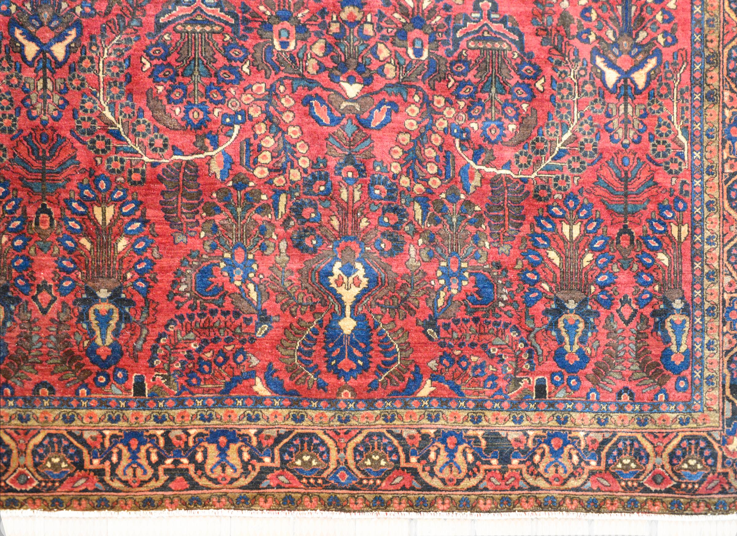 Tappeto Kashan dei primi del Novecento In condizioni buone in vendita a Chicago, IL