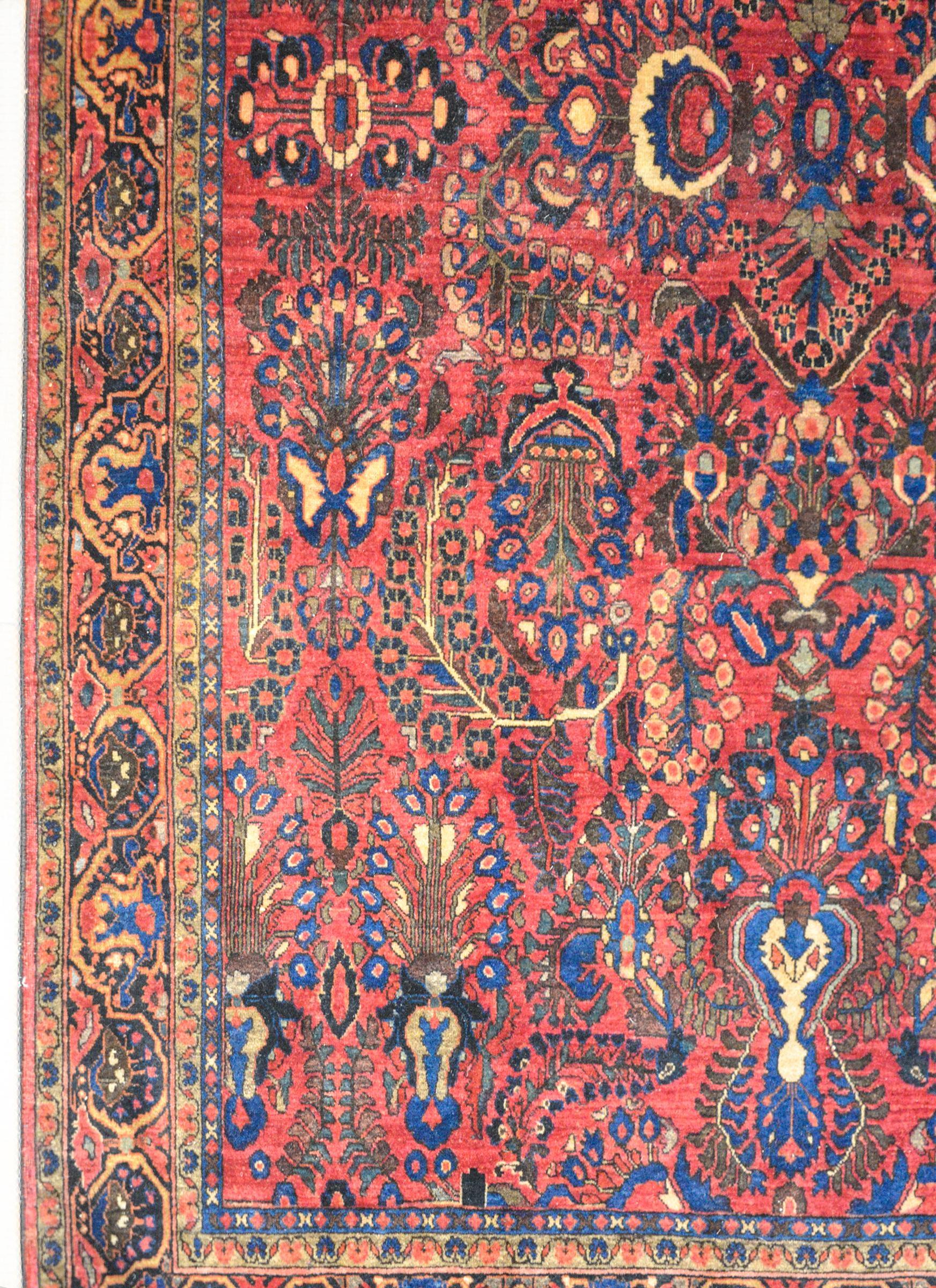 Inizio XX secolo Tappeto Kashan dei primi del Novecento in vendita