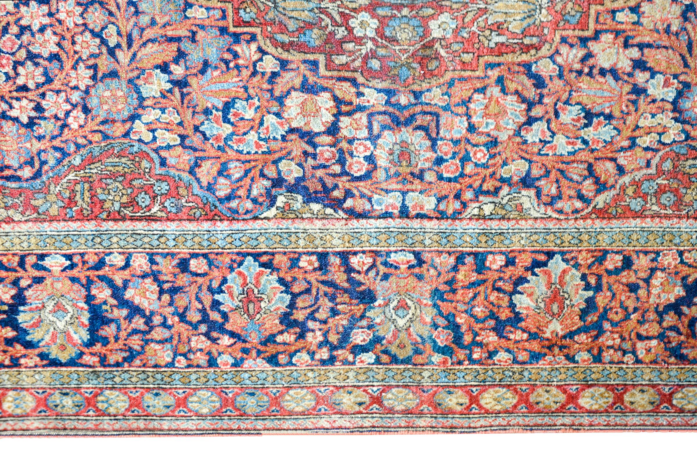 Kashan-Teppich des frühen 20. Jahrhunderts im Angebot 1
