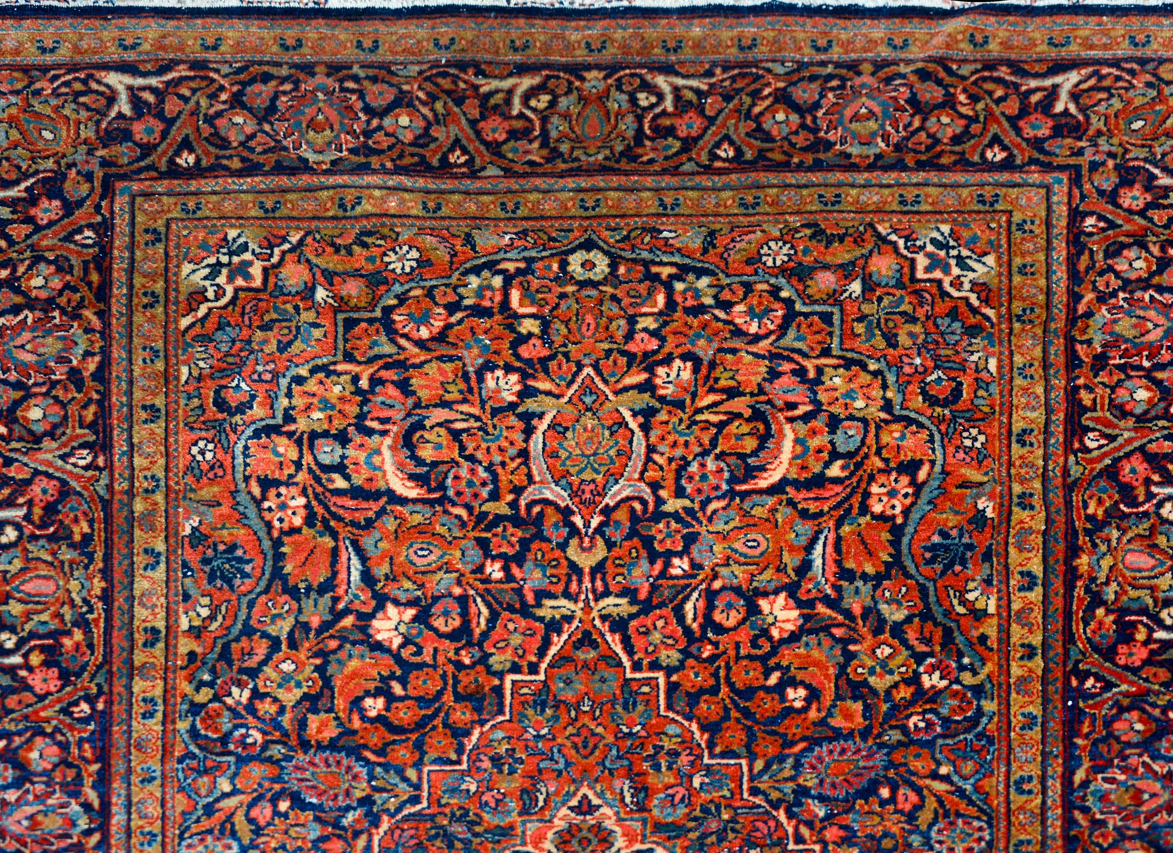 Early 20th Century Kashan Rug For Sale 2