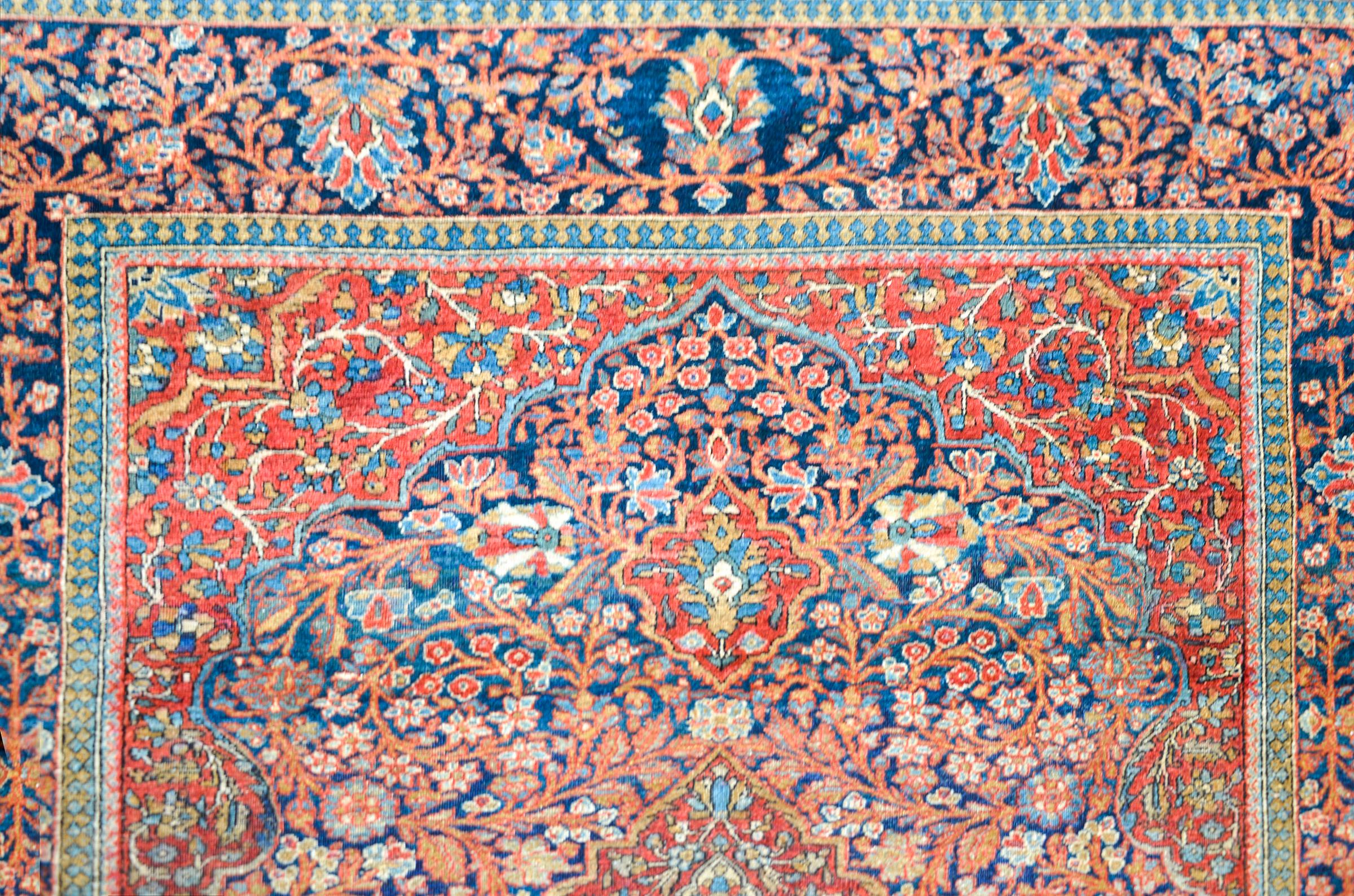 Kashan-Teppich des frühen 20. Jahrhunderts im Angebot 2