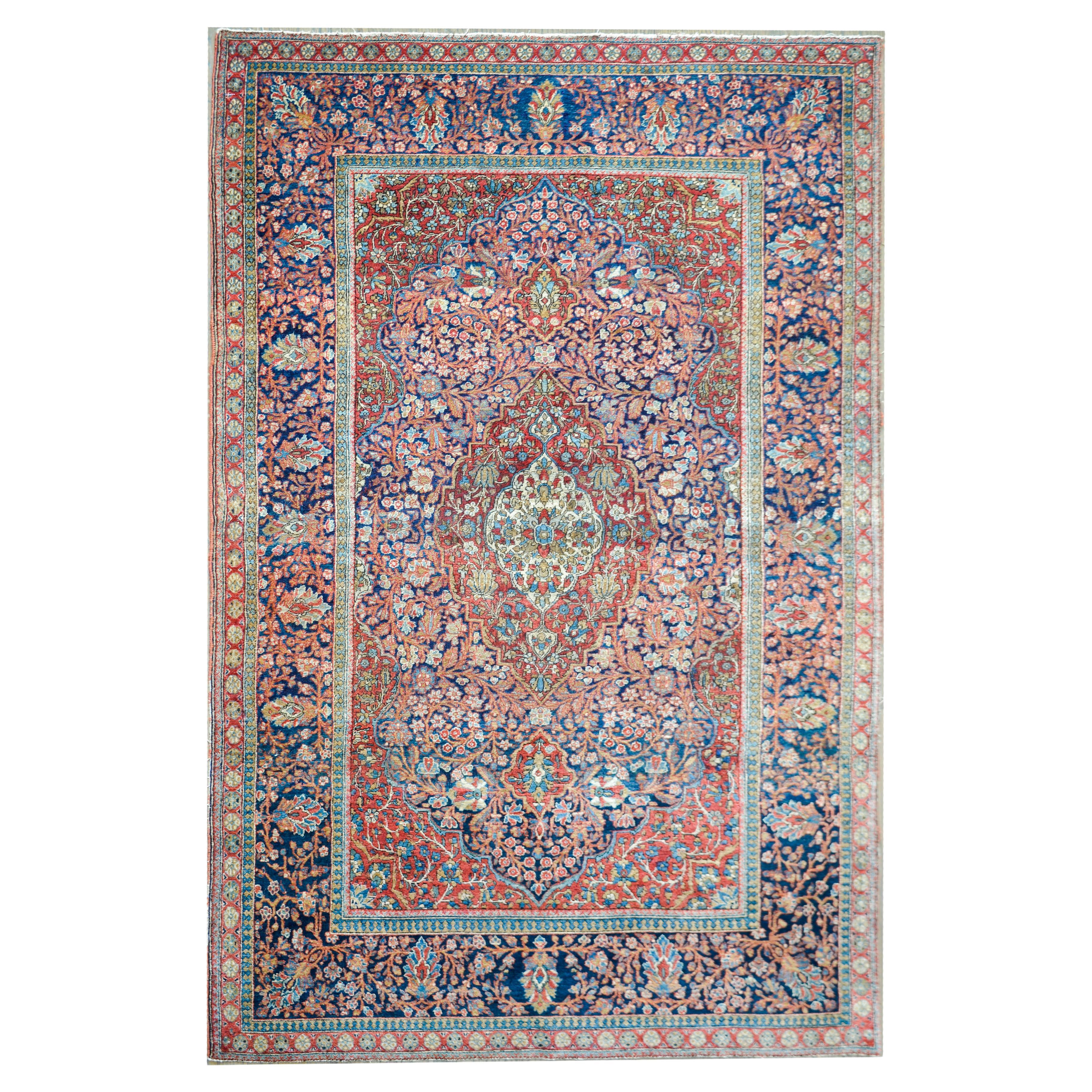 Early 20th Century Kashan Rug For Sale