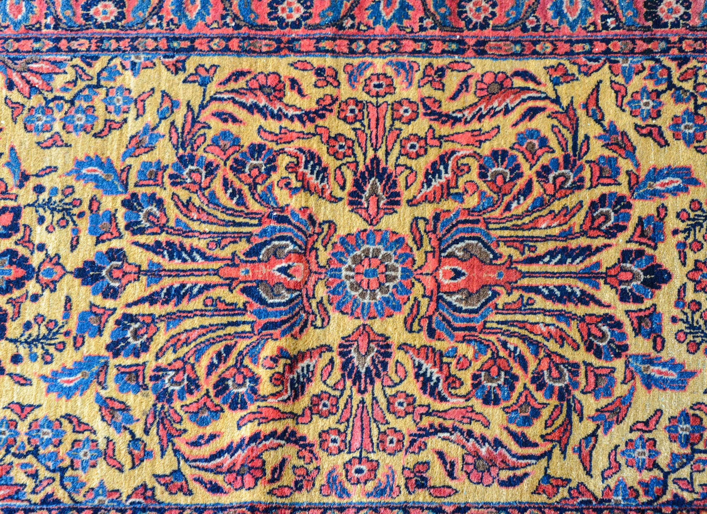 Persian Early 20th Century Kashan Runner For Sale