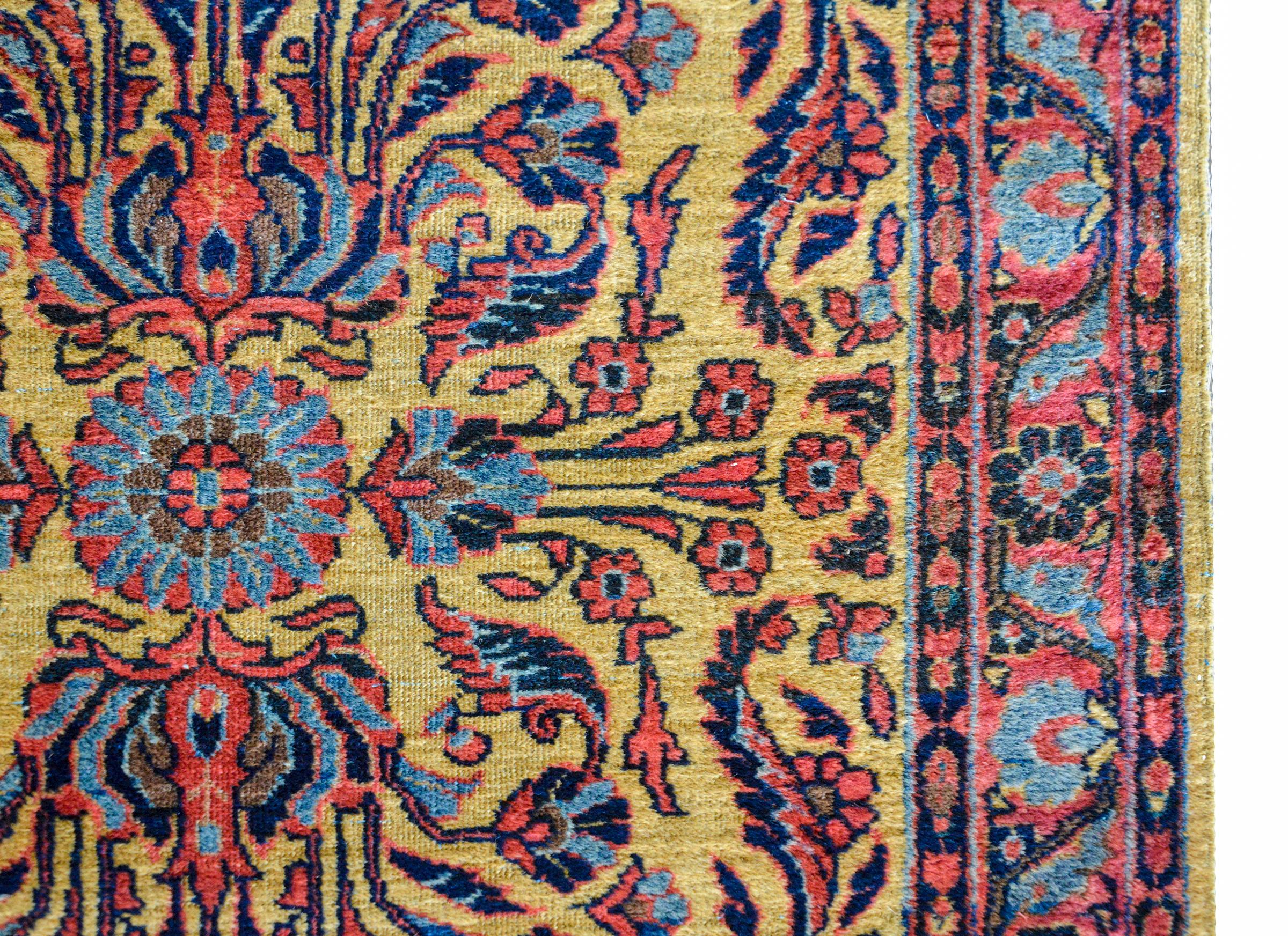 Early 20th Century Kashan Runner For Sale 1
