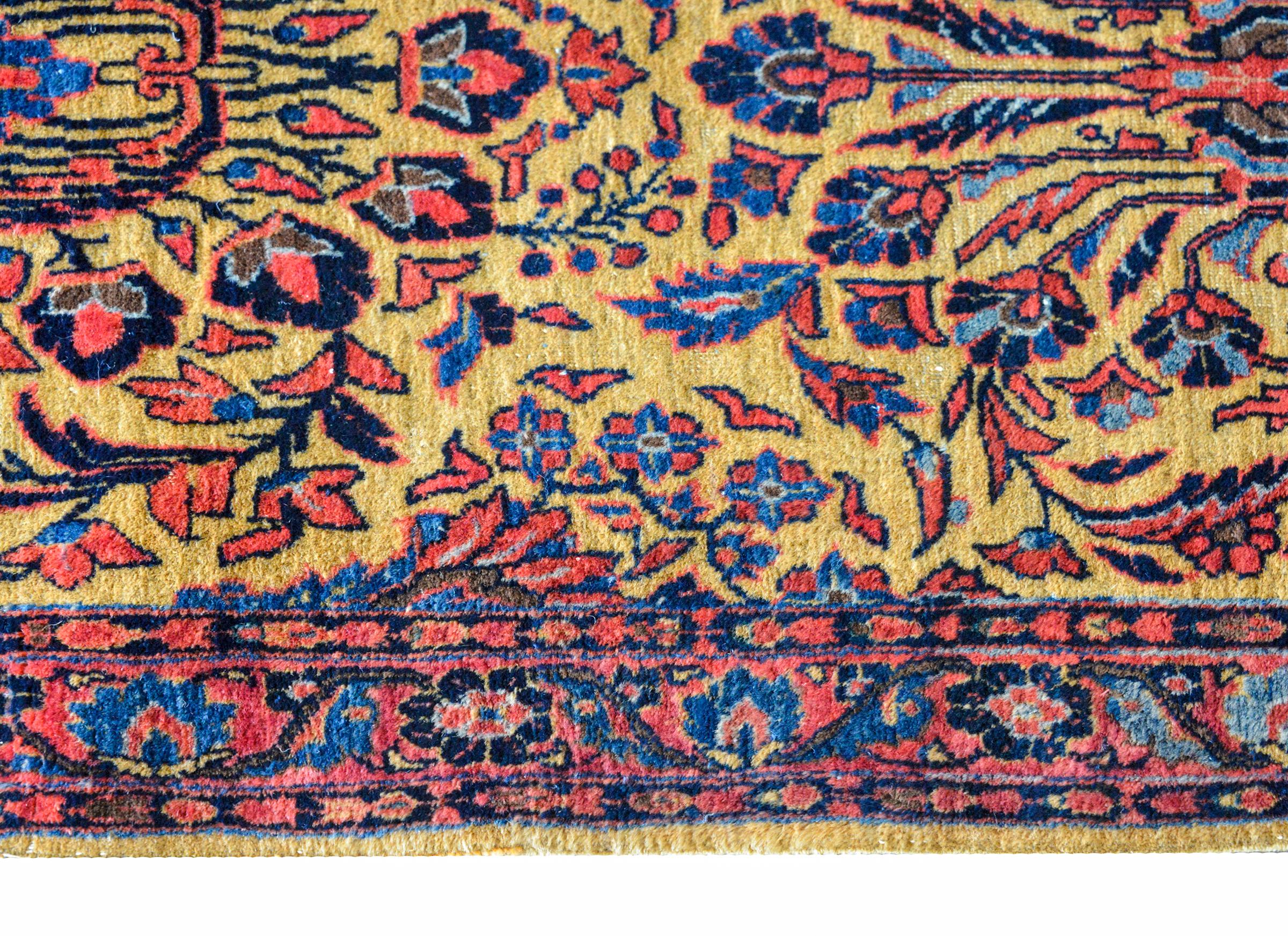 Early 20th Century Kashan Runner For Sale 3