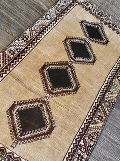 Early 20th Century Kashkooli Gabbeh - Geometric Nomadic Persian Rug