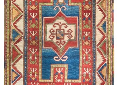 Early 20th Century Kazak Prayer Rug