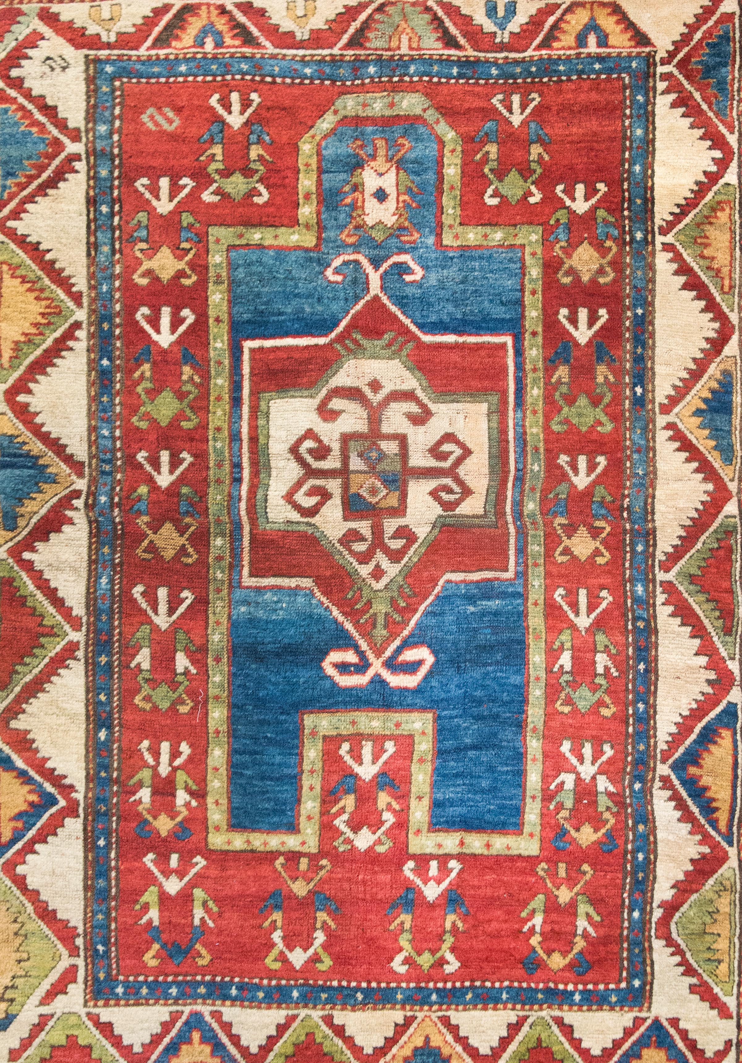 20ième siècle Tapis de prière kazak du début du 20e siècle en vente