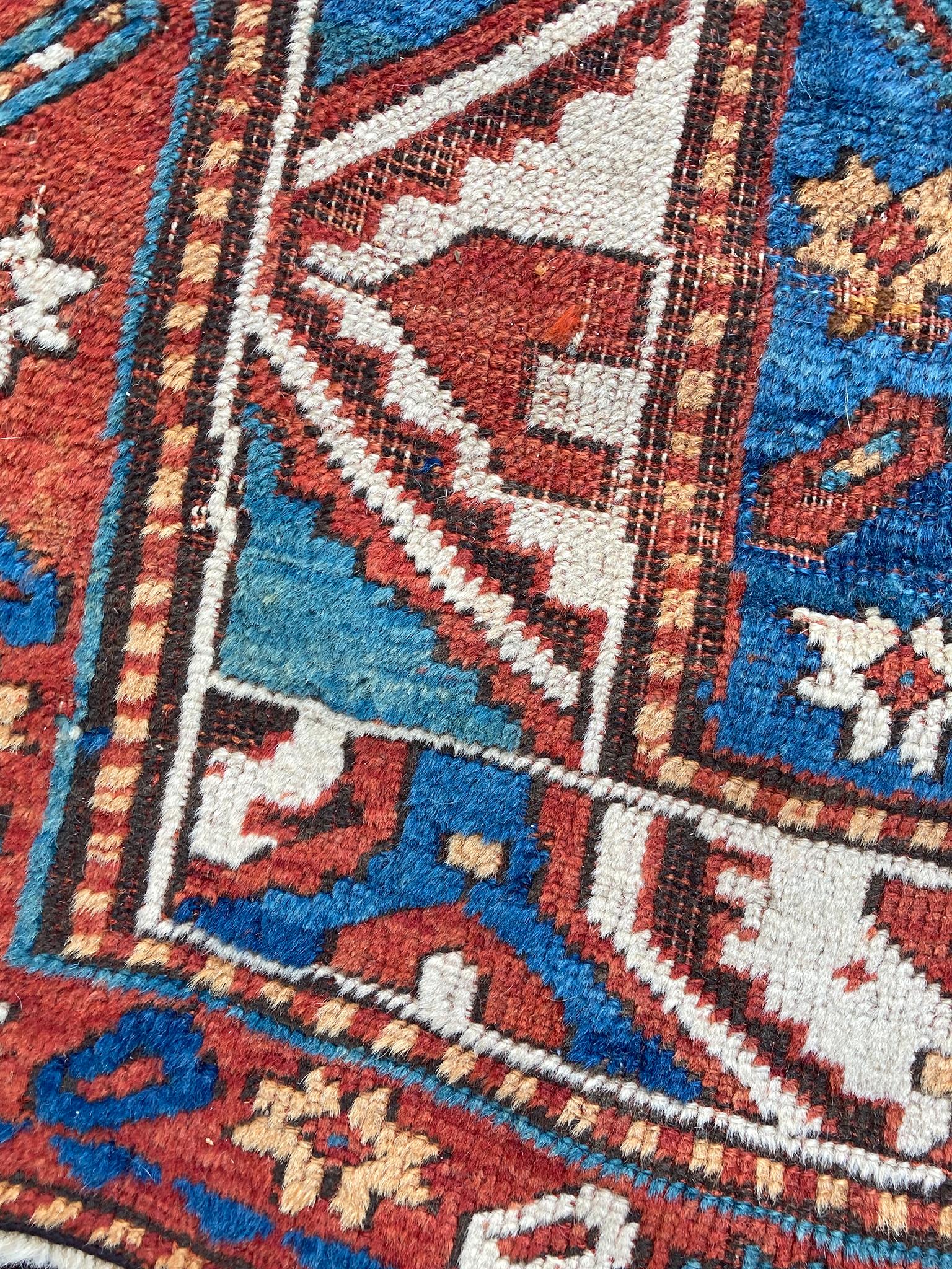 Early 20th Century Kazak Rug For Sale 1