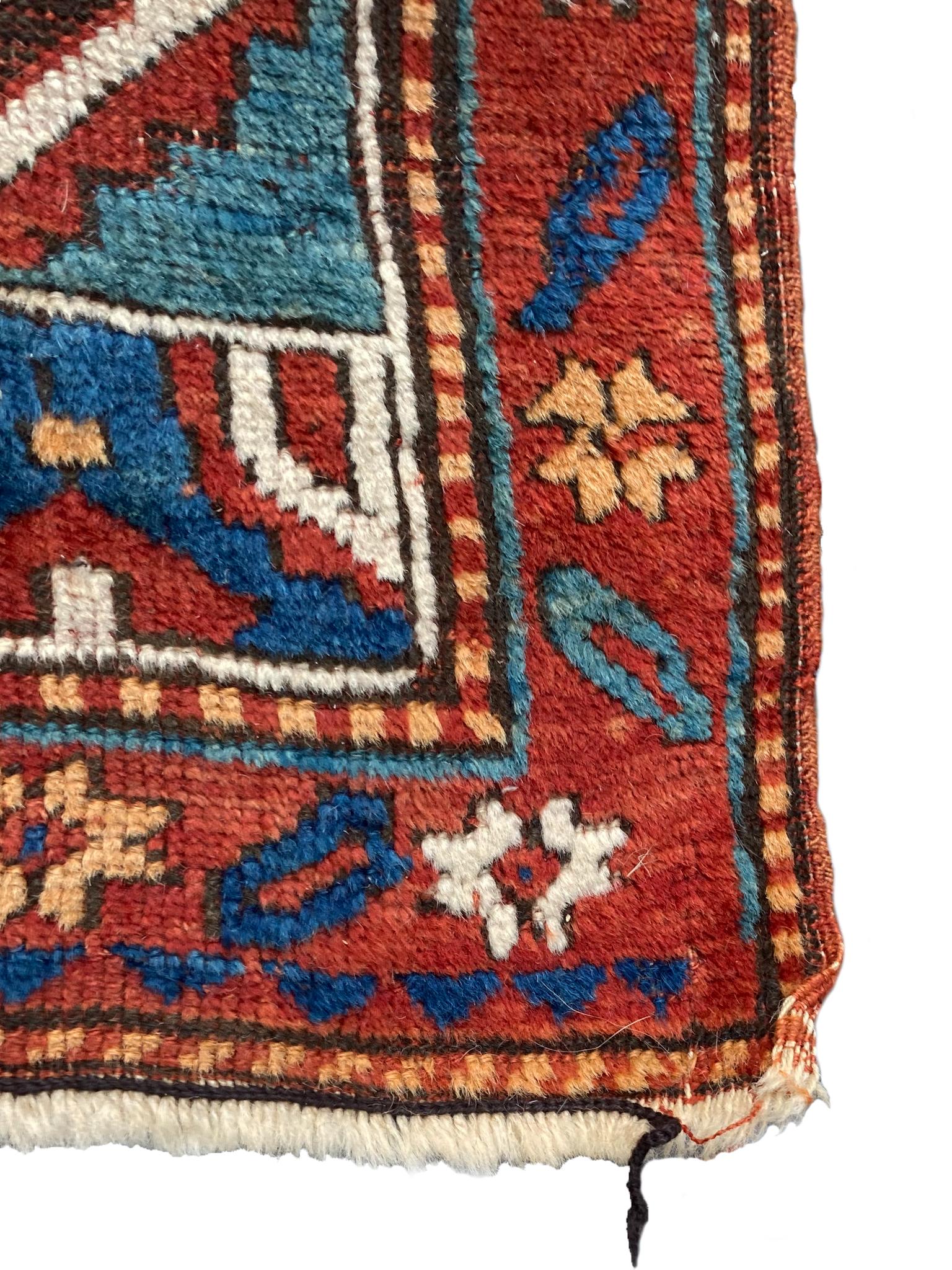 Early 20th Century Kazak Rug For Sale 3