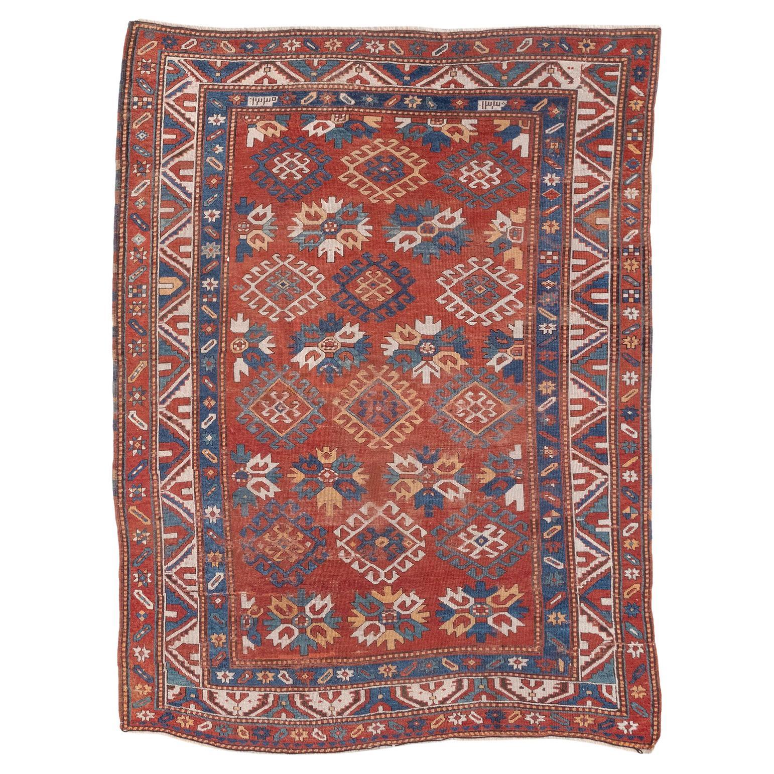 Early 20th Century Kazak Rug For Sale
