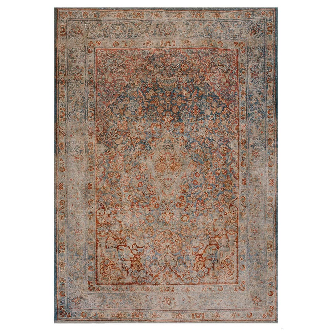 Kazvin-Teppich des frühen 20. Jahrhunderts( 6'4" x 9'  - 193 x 275 ) im Angebot