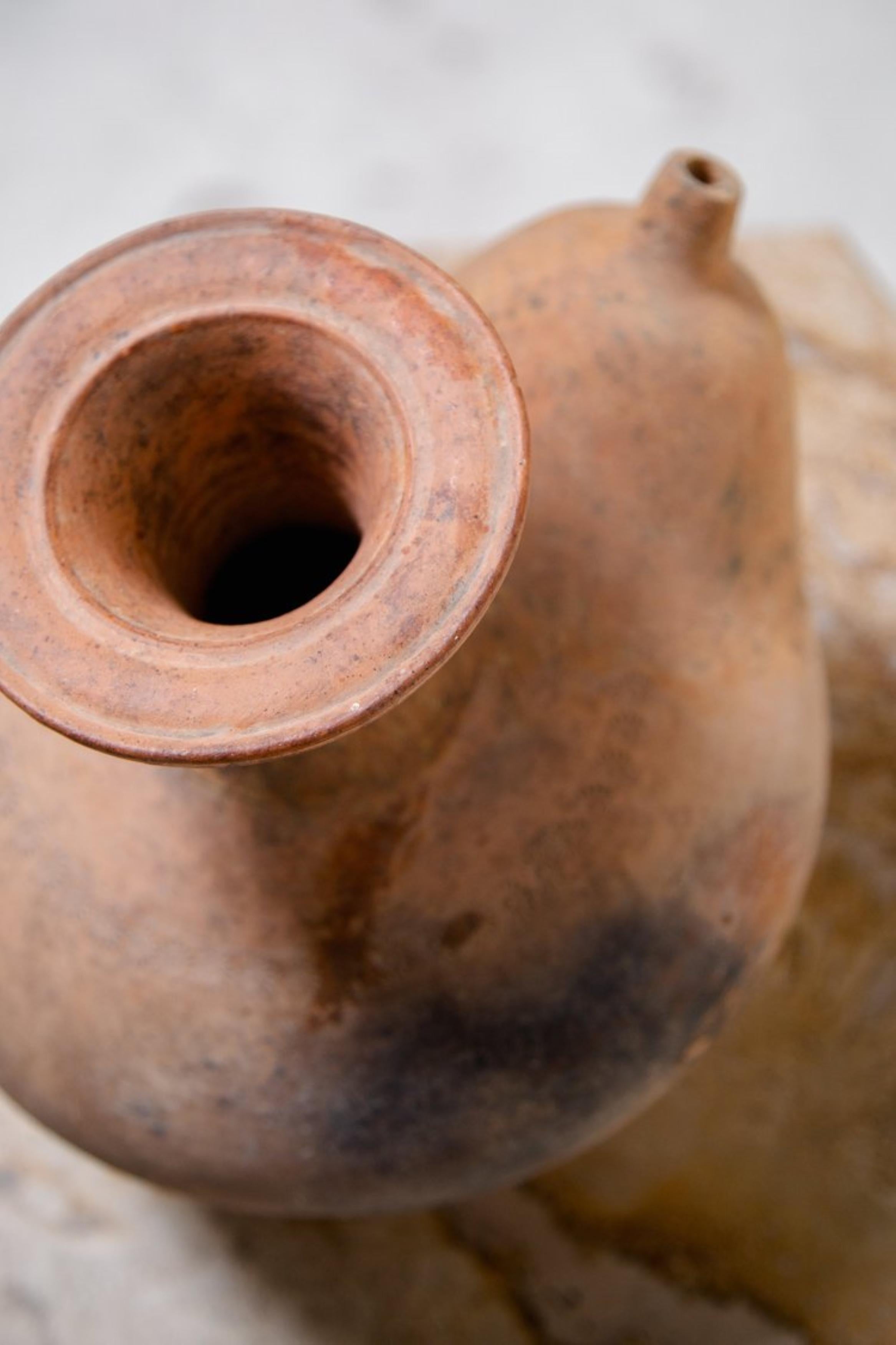 Terracotta Early 20th Century Kendi (Water Pitcher) For Sale