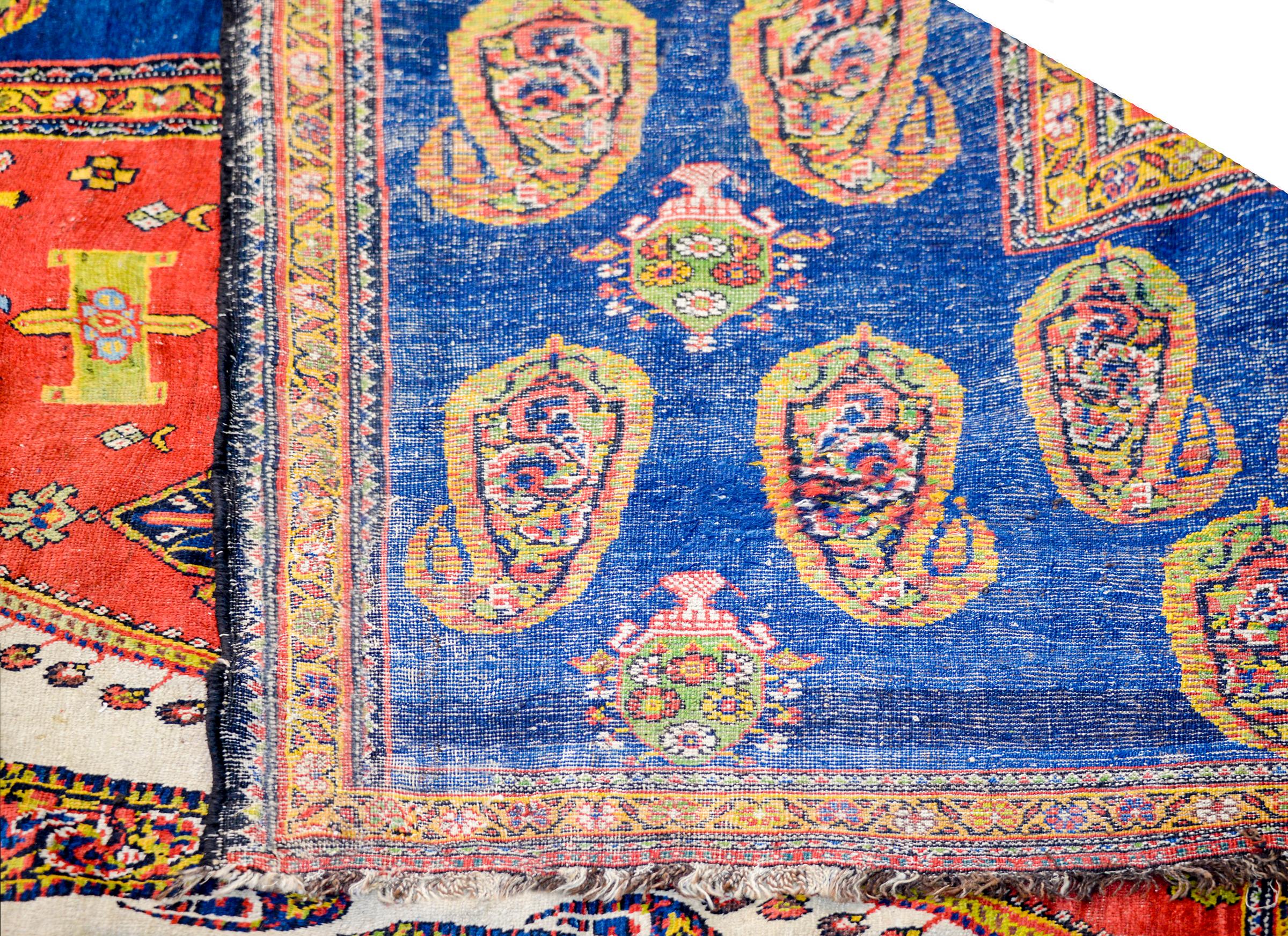 Early 20th Century Khamseh Rug For Sale 2