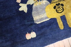 Early 20th Century Khotan Flower Vase Rug