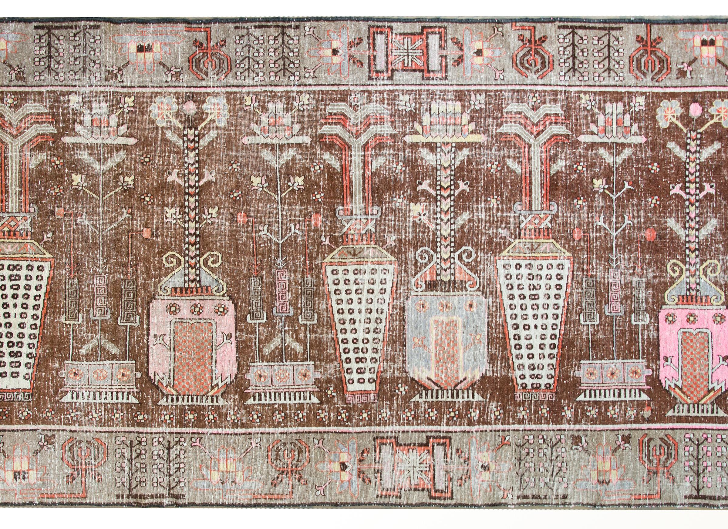 Central Asian Early 20th Century Khotan Rug For Sale