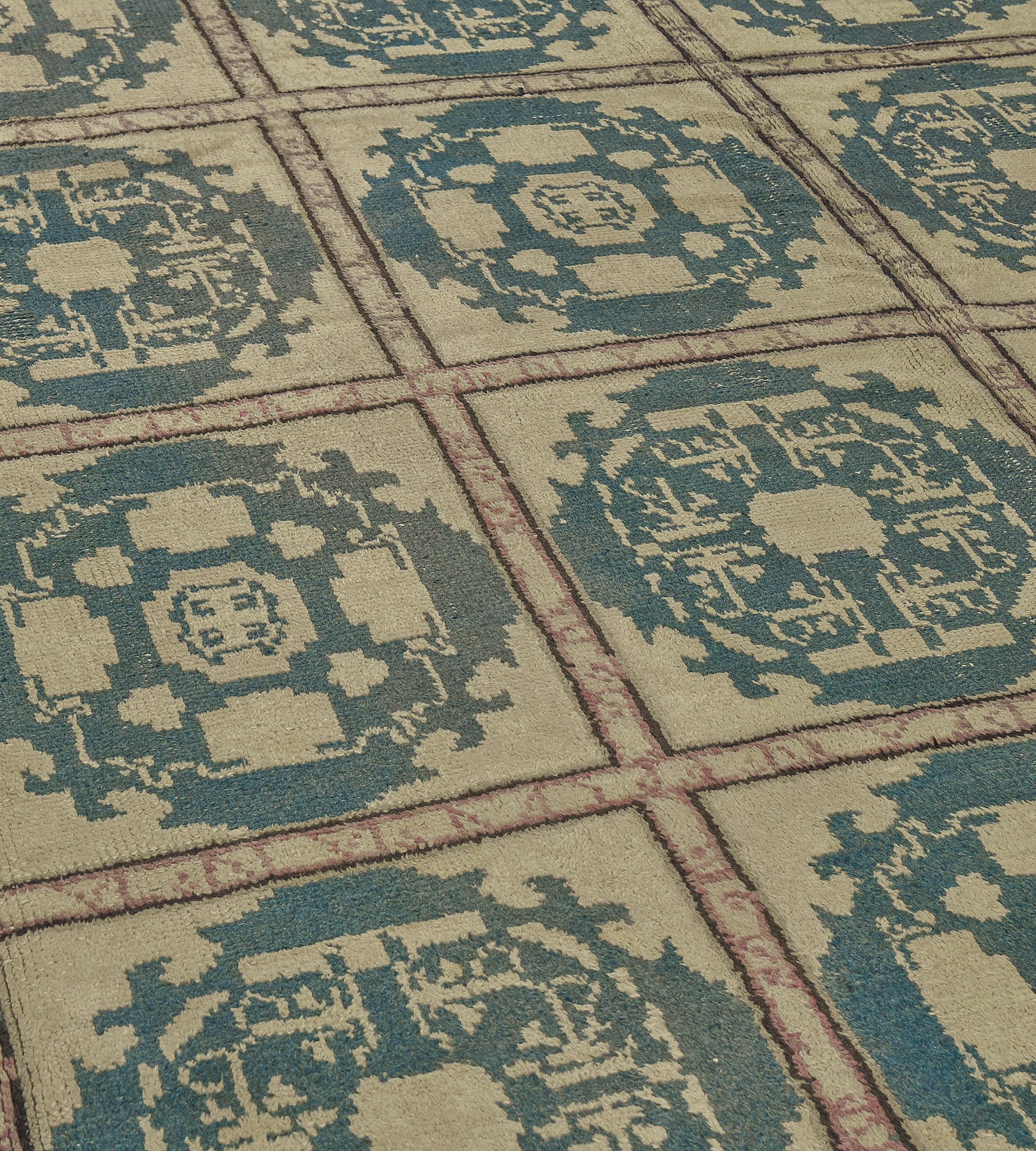 East Turkestani Early 20th Century Khotan Rug from East Turkestan For Sale