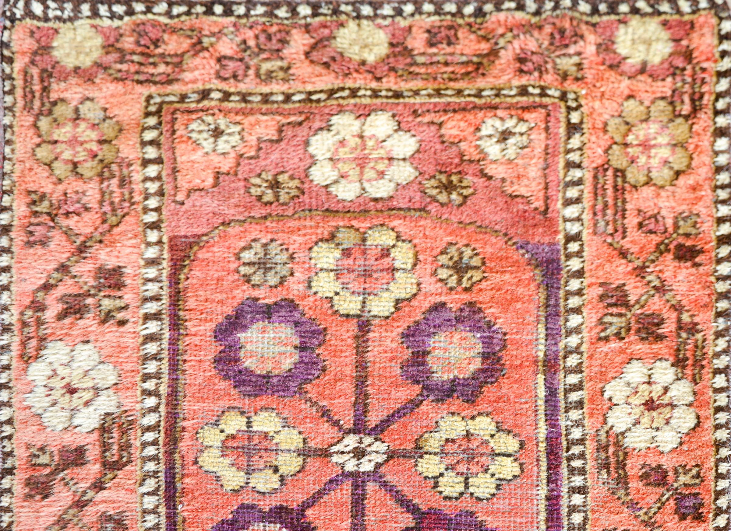 Wool Early 20th Century Khotan Runner For Sale