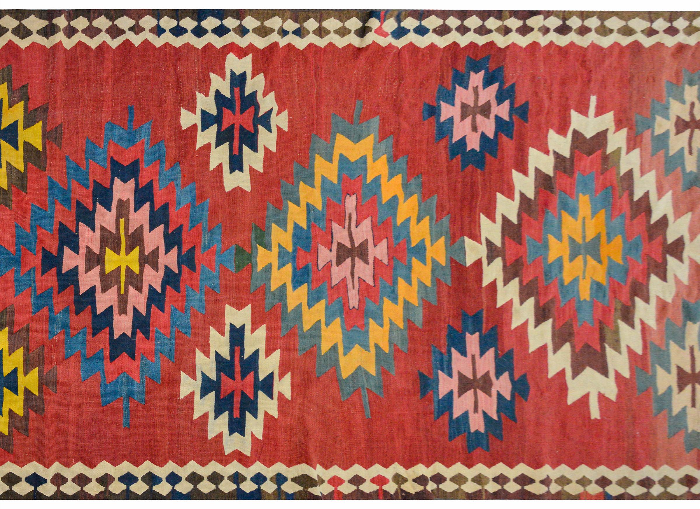 Tribal Early 20th Century Kilim Runner For Sale