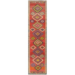 Vintage Early 20th Century Kilim Runner