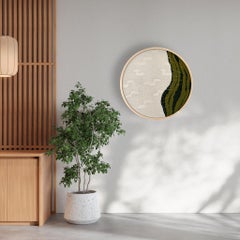 Early 20th Century kimono textile art "Sealine ~Transitions~ " by ikasu Japan