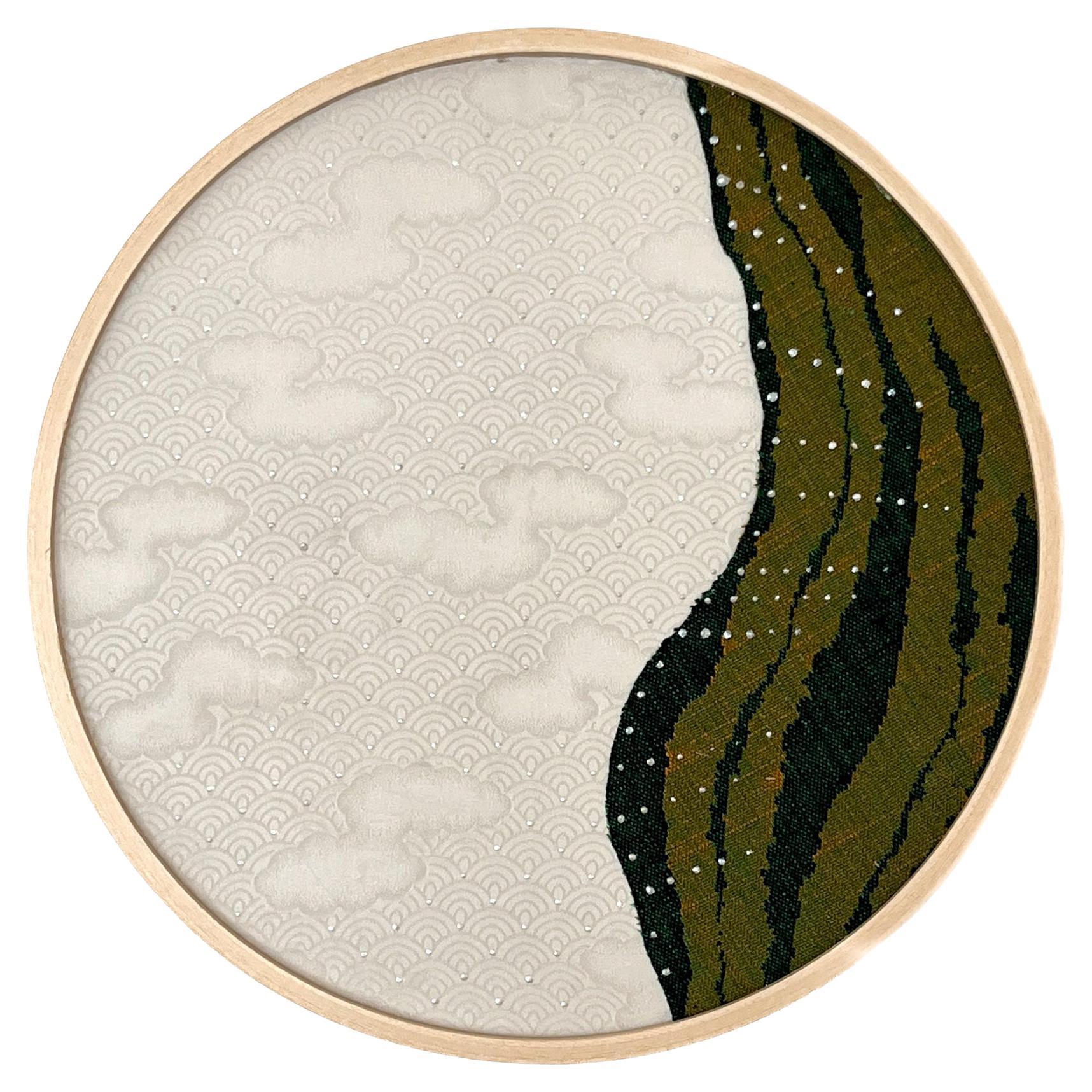 Kimono-Textilkunst des frühen 20. Jahrhunderts "Sealine ~Transitions~ " von ikasu Japan