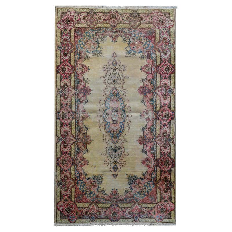 Circa 1950 Kirman Rug For Sale at 1stDibs