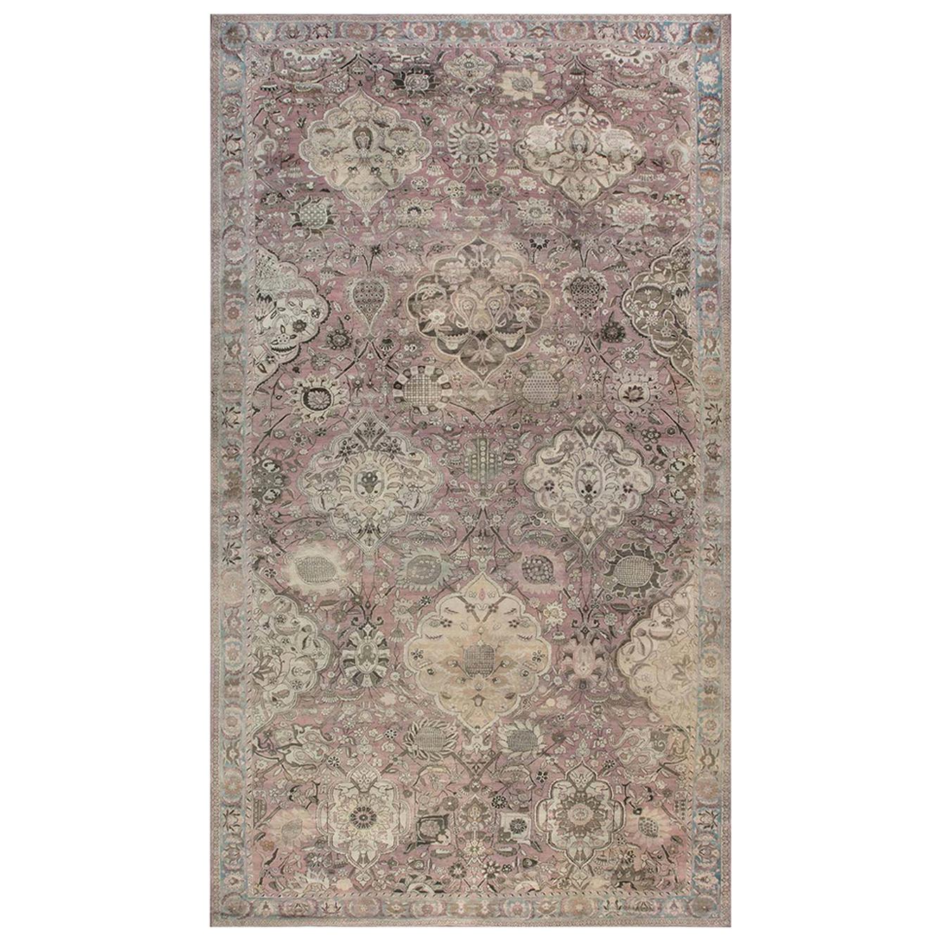 Early 20th Century Persian Kirman Rug For Sale