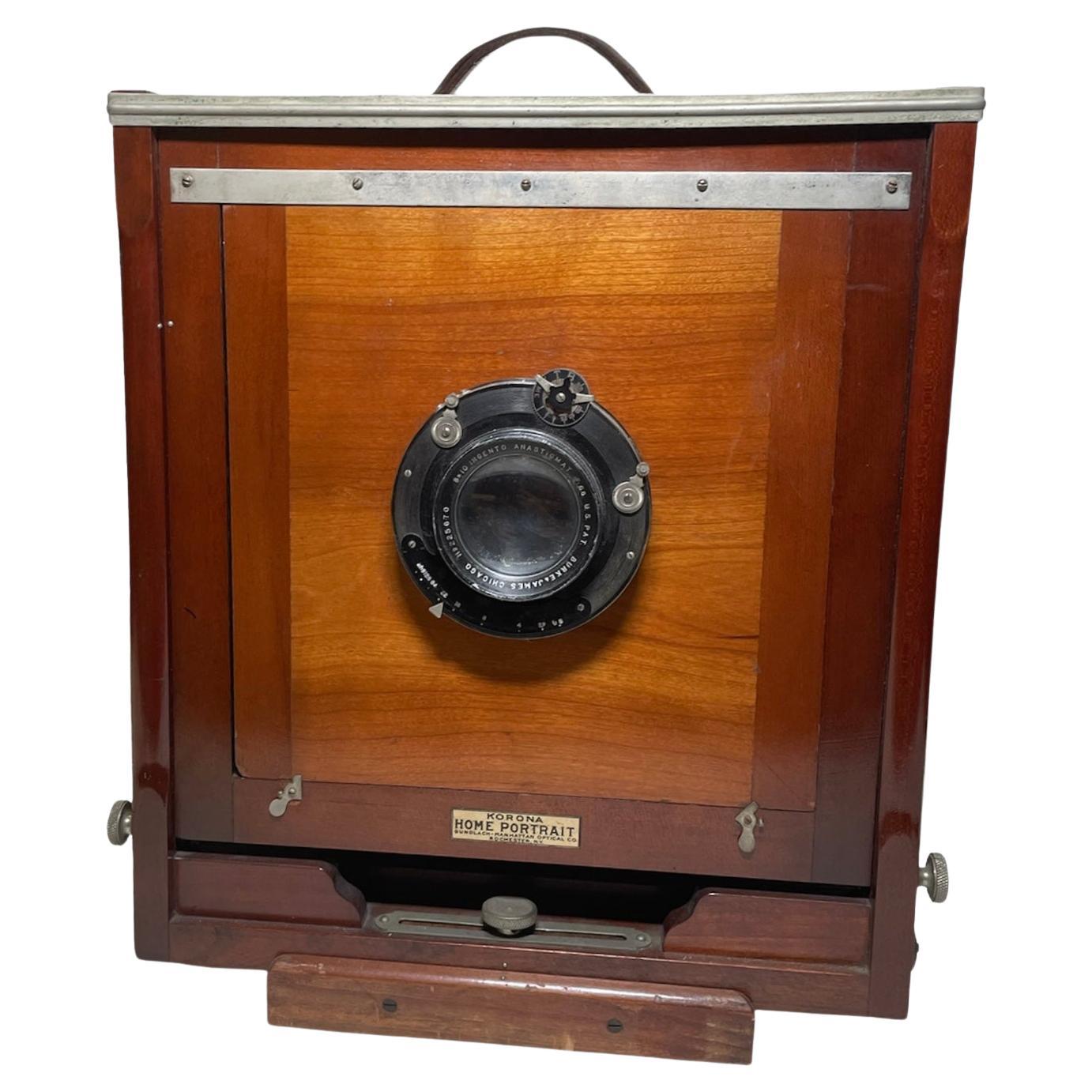 Early 20th Century Korona Home Portrait Camera For Sale