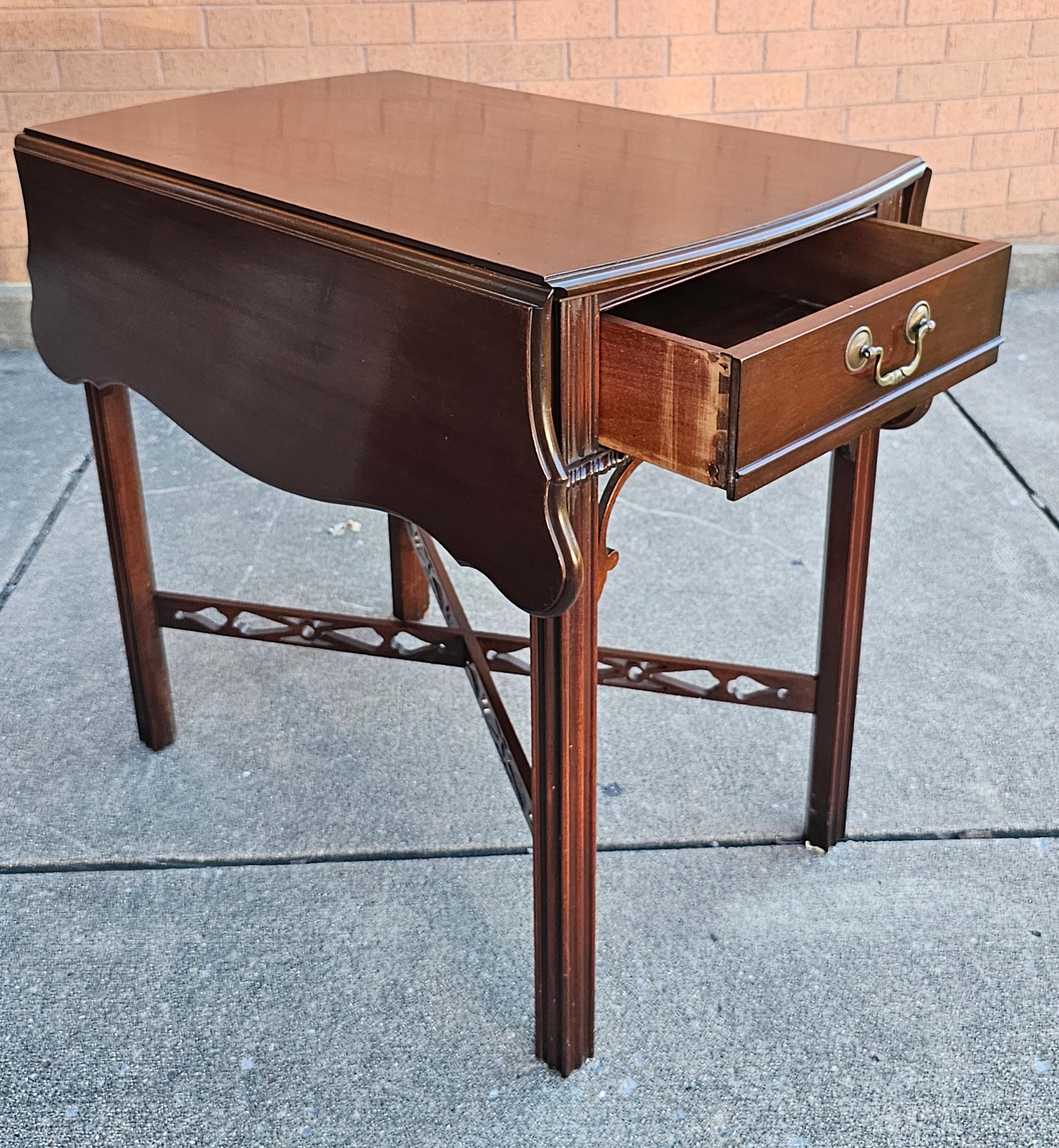 American Early 20th Century Kreimer and Brother Co Mahogany Pembroke Table For Sale