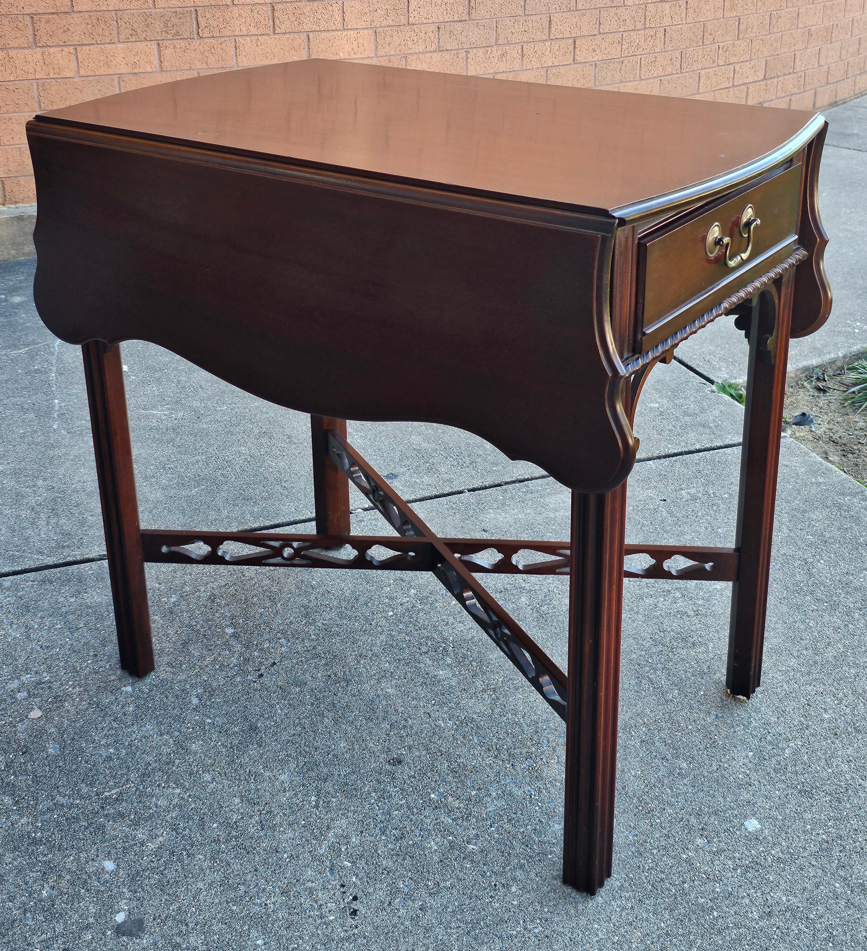 Early 20th Century Kreimer and Brother Co Mahogany Pembroke Table For Sale 1