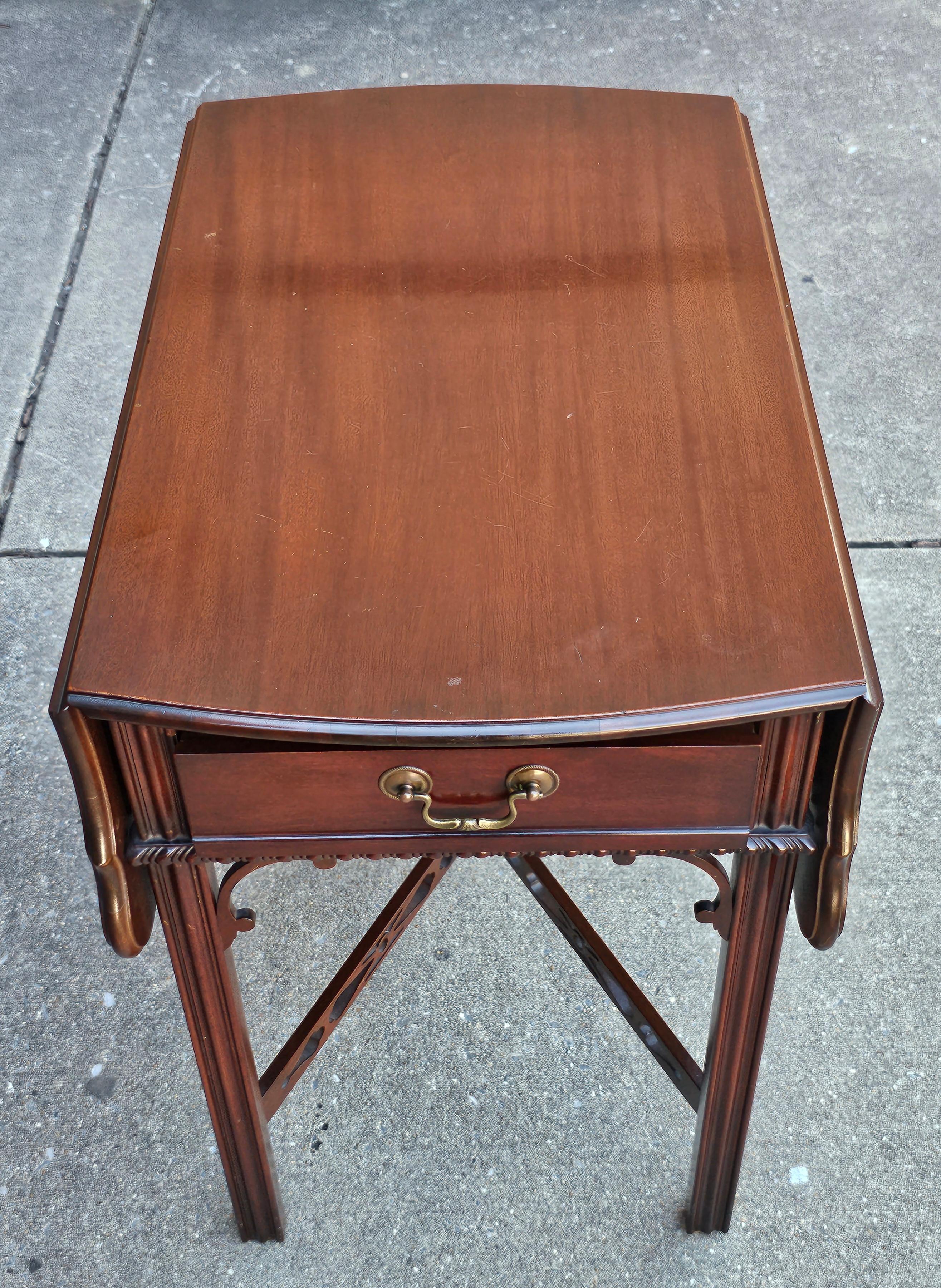 Early 20th Century Kreimer and Brother Co Mahogany Pembroke Table For Sale 2