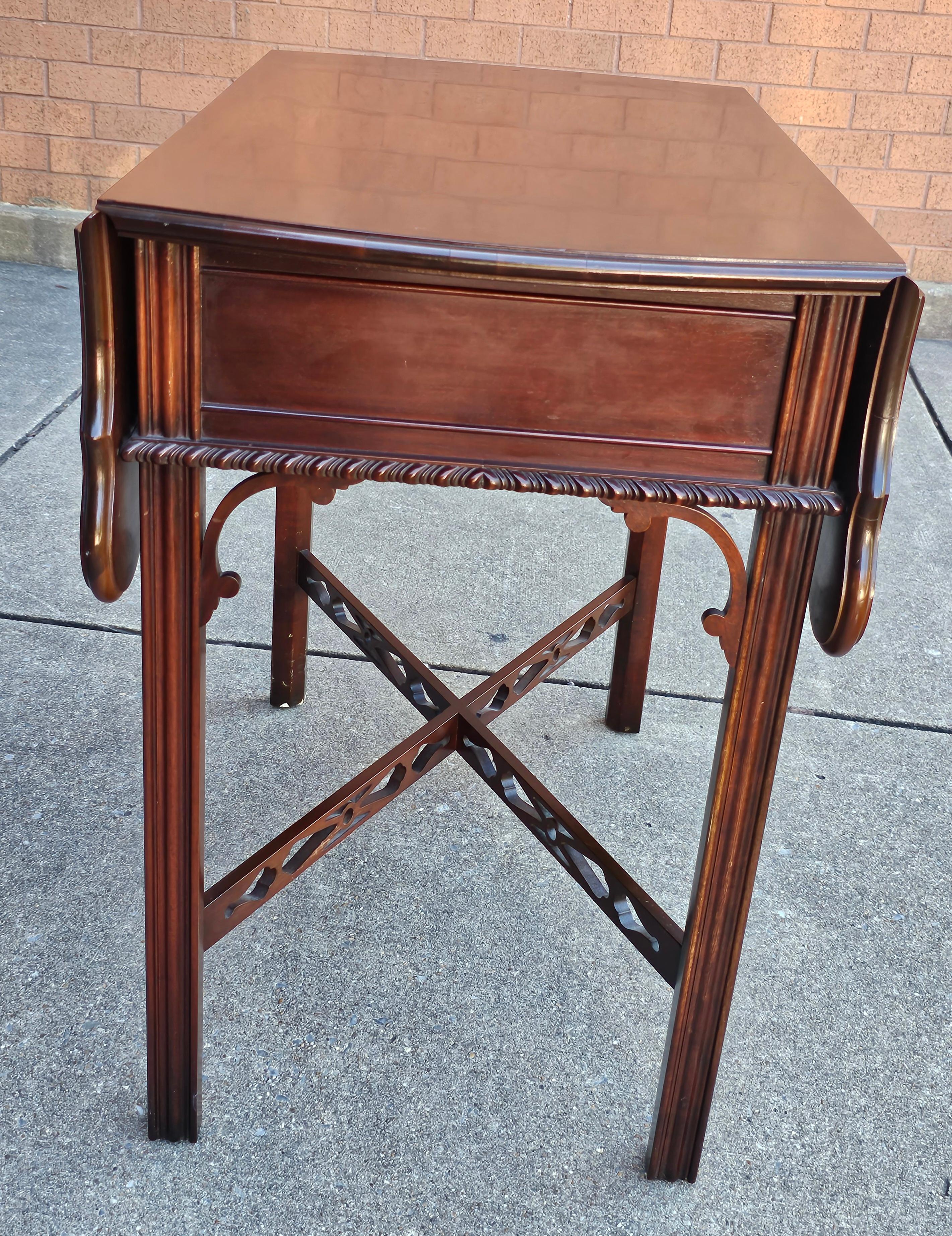 Early 20th Century Kreimer and Brother Co Mahogany Pembroke Table For Sale 3