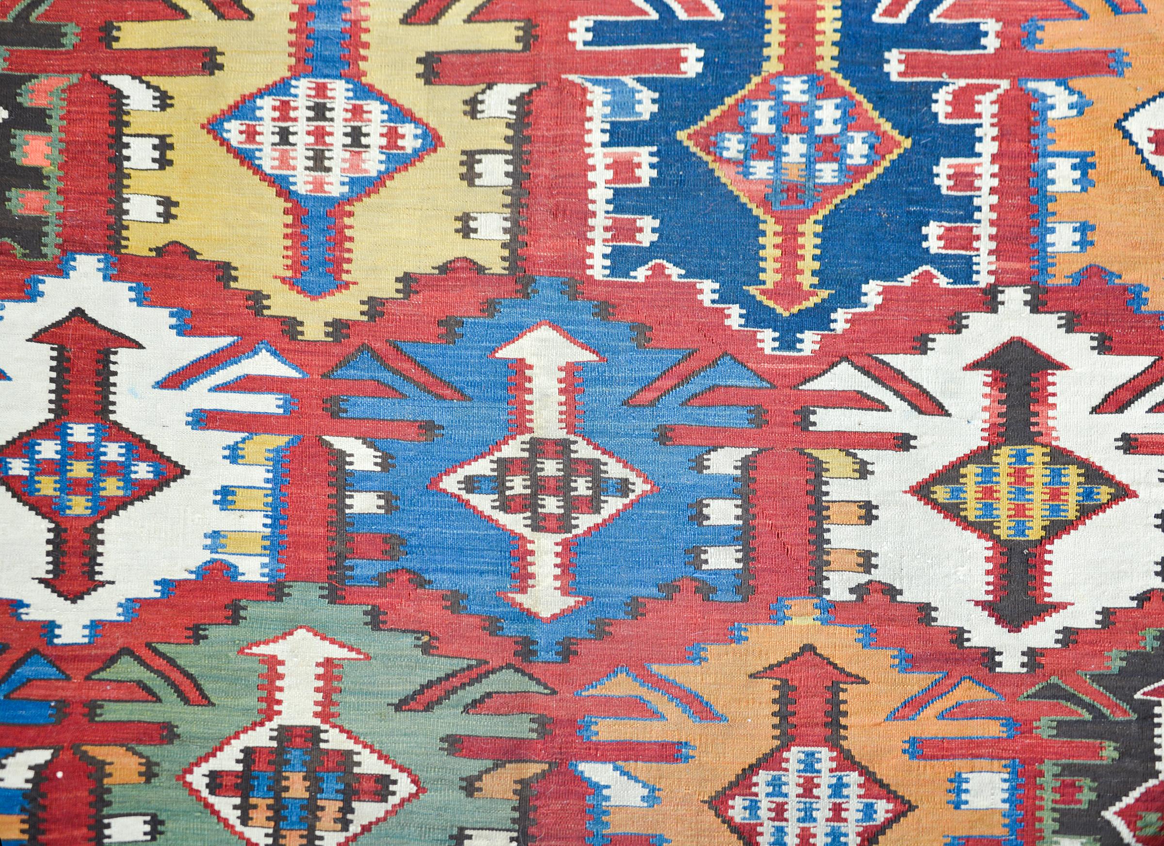 Kuba-Kelim-Teppich des frühen 20. Jahrhunderts (Aserbaidschanisch) im Angebot