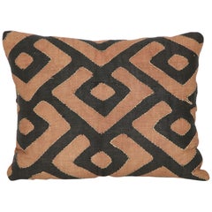 Early 20th Century Kuba Raffia Cloth Pillow