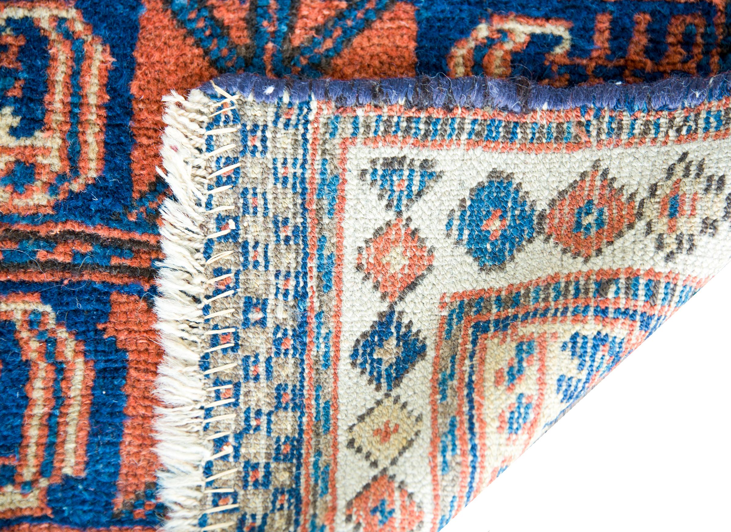 Early 20th Century Kurdish Bag Face Rug For Sale 2