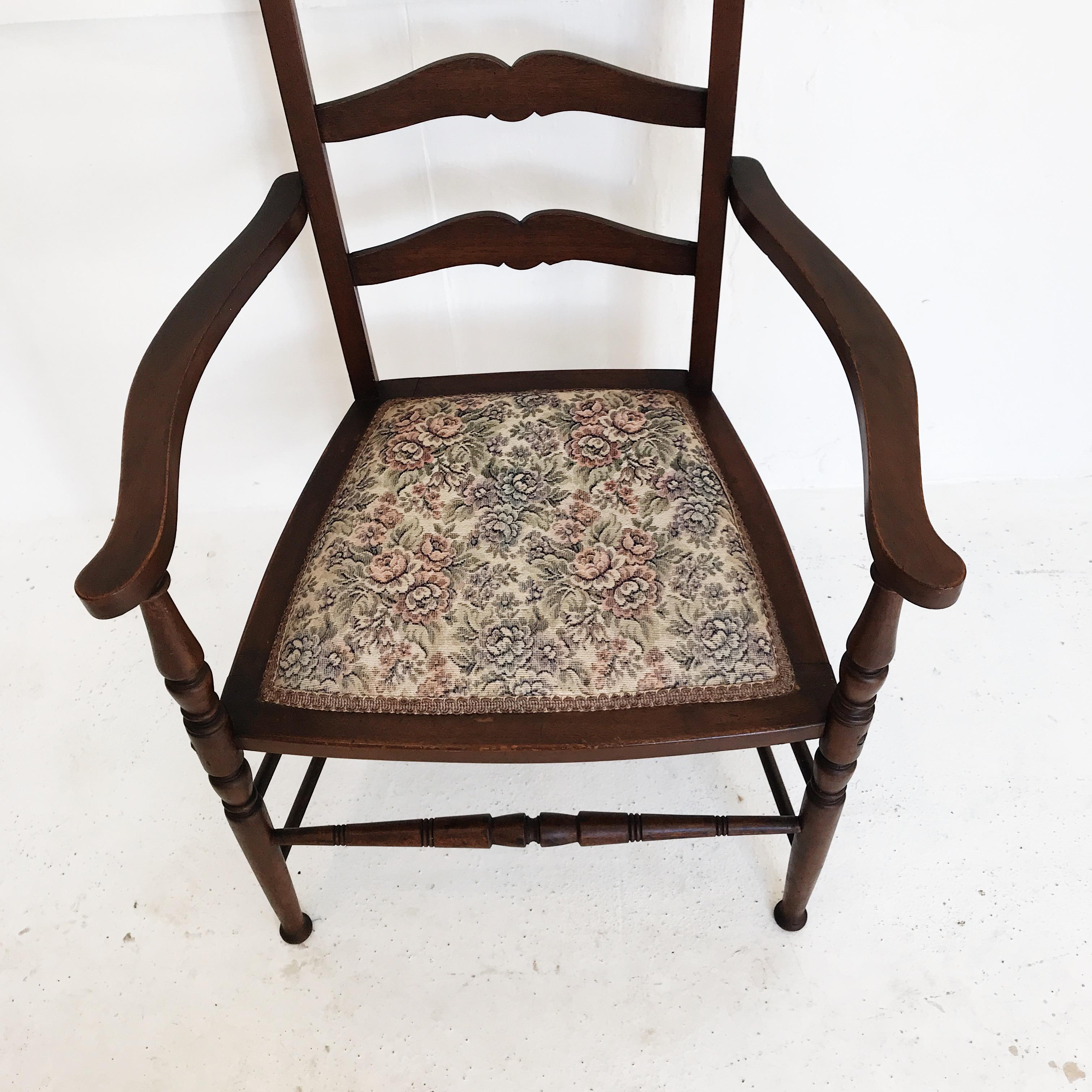 Arts and Crafts Early-20th Century Ladder Back Chair by Beard Watson Limited, Sydney, Australia For Sale