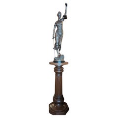 Early 20th Century Lady Justice Bronze