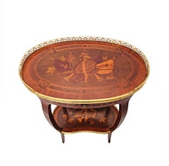 Anfang des 20. Jahrhunderts  Lampe oder Beistelltisch mit Etikett „Haentges Freres, Paris“