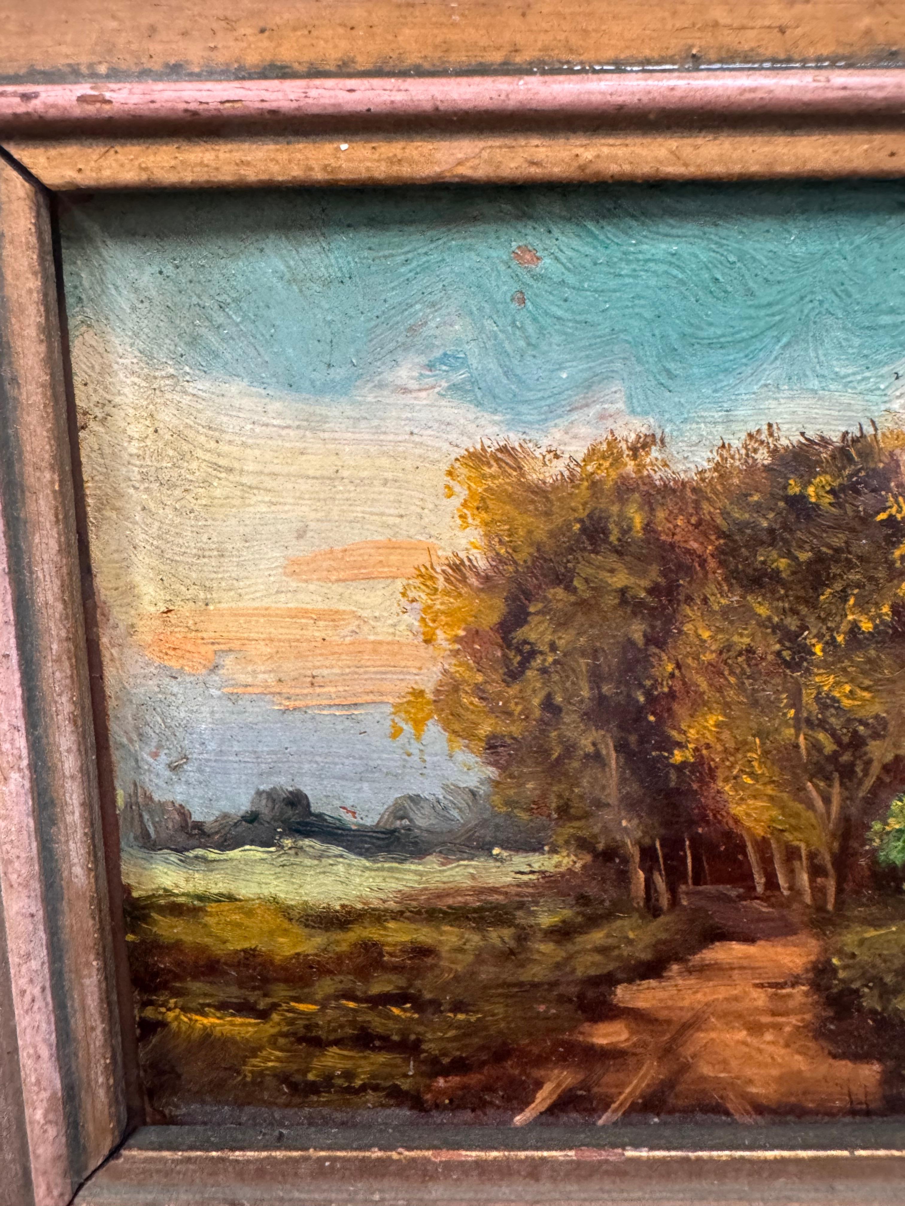 Early 20th Century Landscape Painting by H. Wester – Dutch Artist en Bueno estado para la venta en West Palm Beach, US