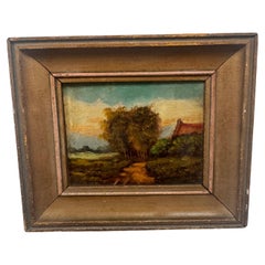 Early 20th Century Landscape Painting by H. Wester – Dutch Artist
