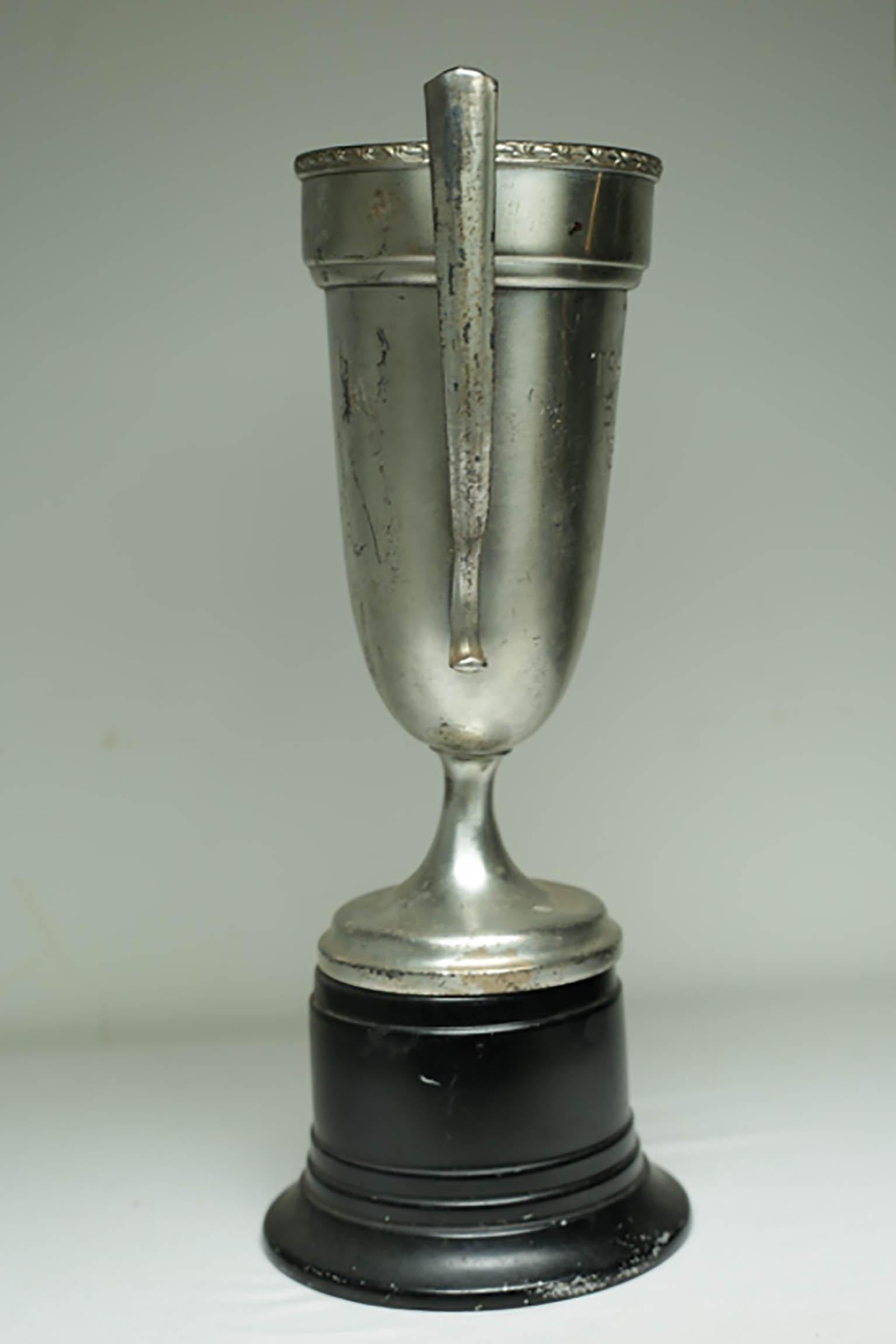 Aluminum Early 20th Century Large Cup Trophy, circa 1939