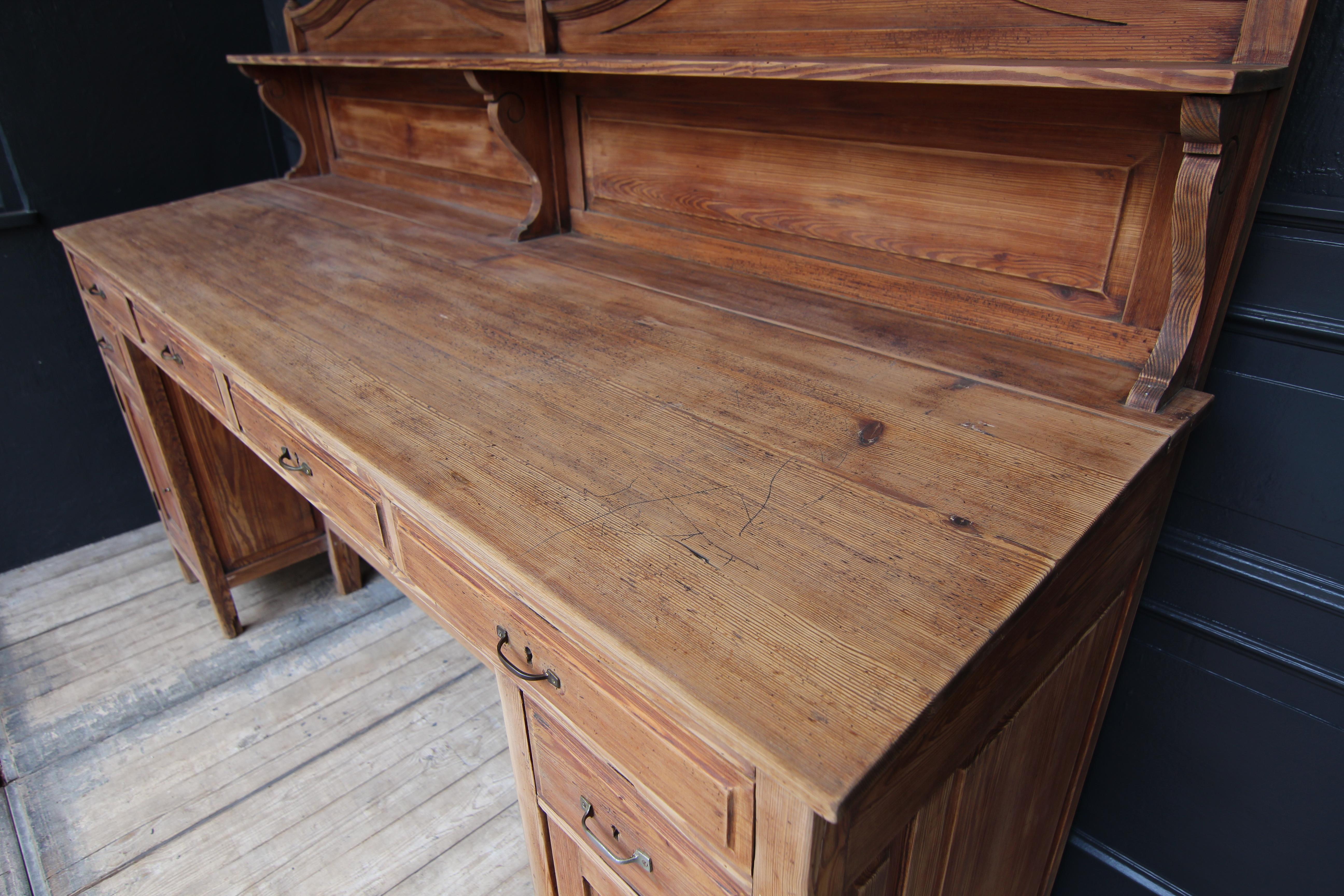 Early 20th Century Large French Kontor Standing Desk 9