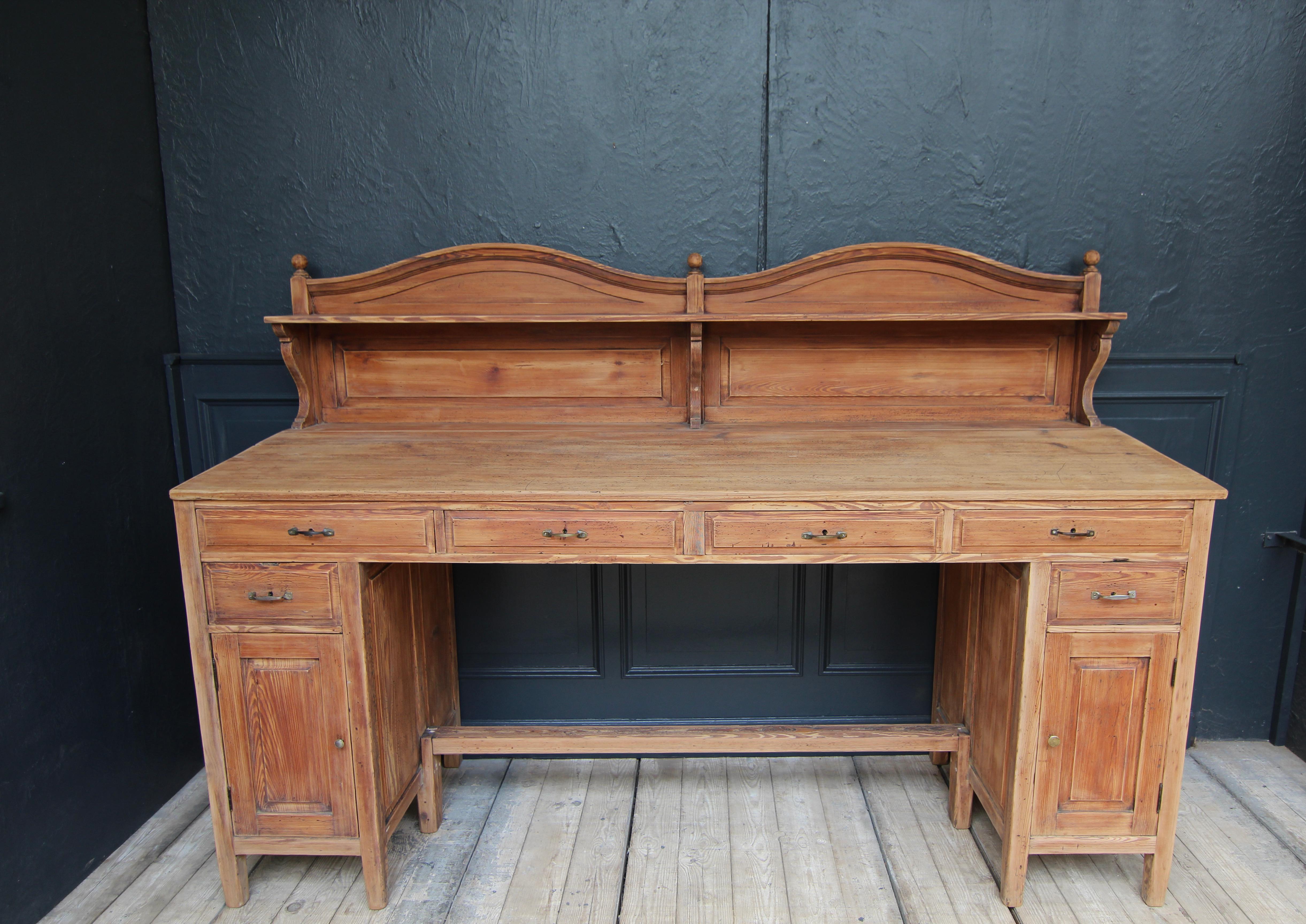 Early 20th Century Large French Kontor Standing Desk In Good Condition In Dusseldorf, DE